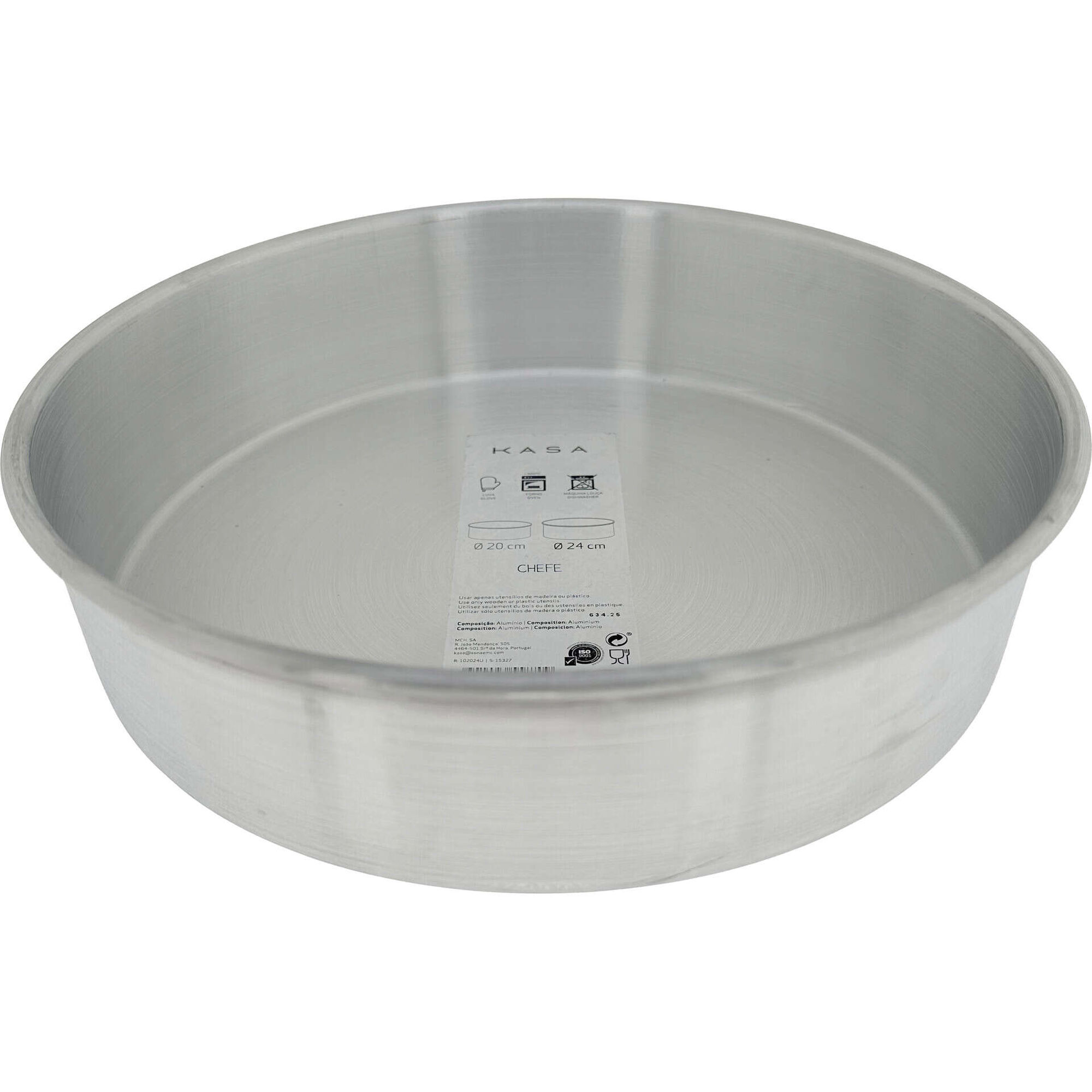 Forma Redonda Alumínio 20cm Chefe