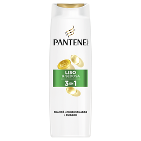 Champ&ocirc; Pro-V Active Nutri-Plex Suave e Liso 3 em 1 Pantene