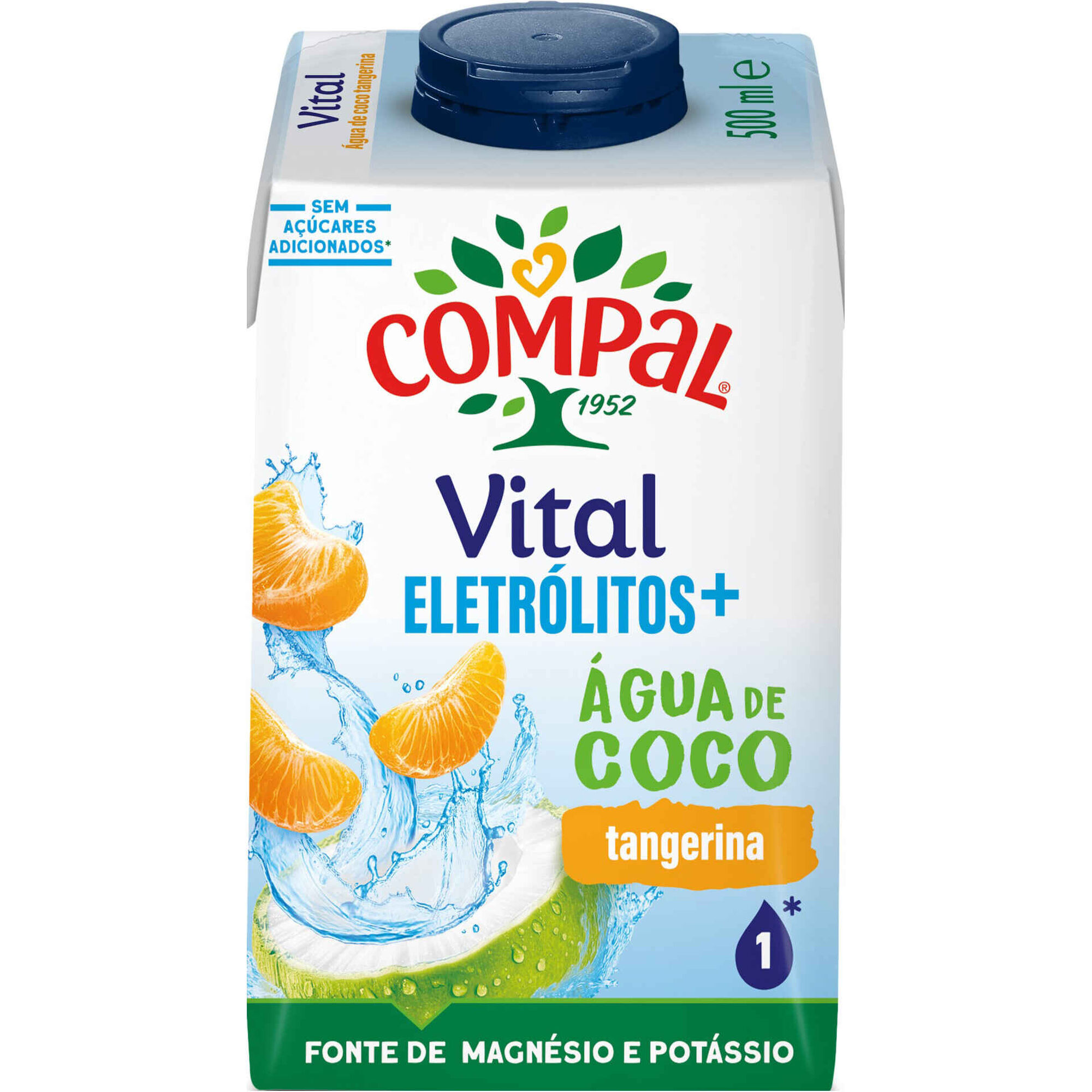 &Aacute;gua de Coco Tangerina Compal Vital