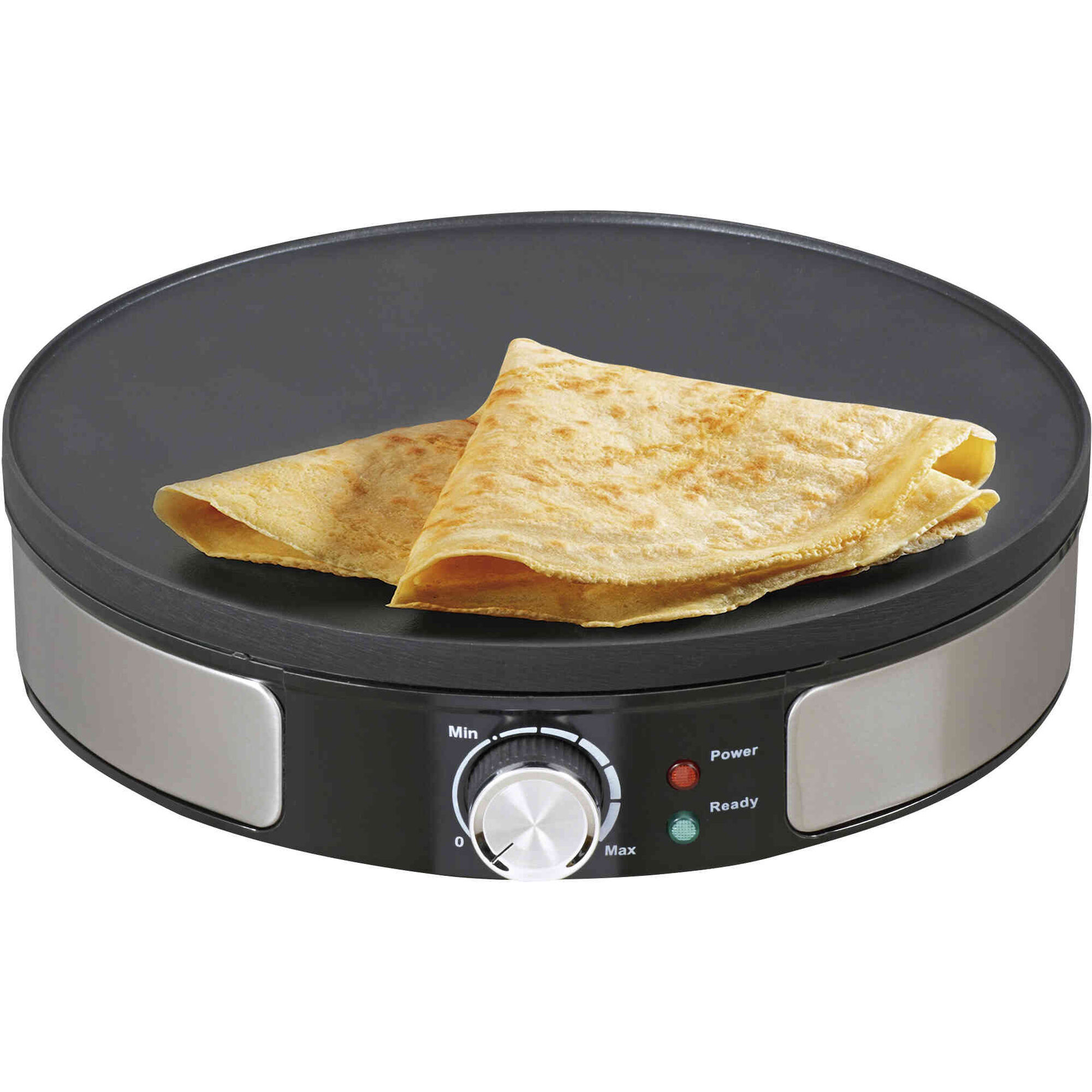 M&aacute;quina de Crepes 2 em 1 Placa Antiaderente Revers&iacute;vel Bazar&atilde;o