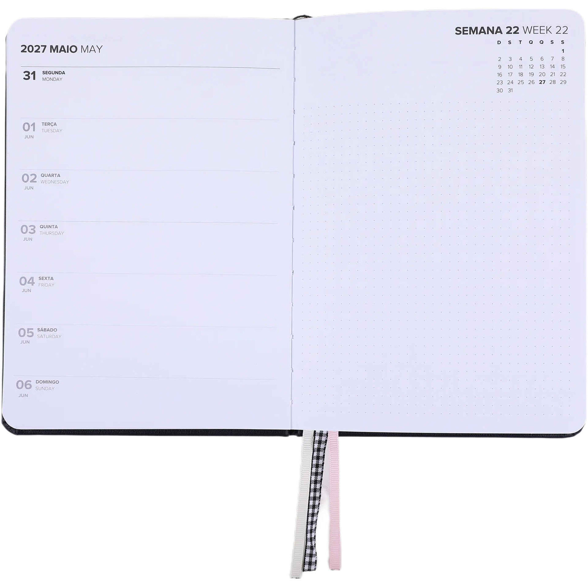 Agenda Semanal 2027 A5 Calm (v&aacute;rias cores) Note!