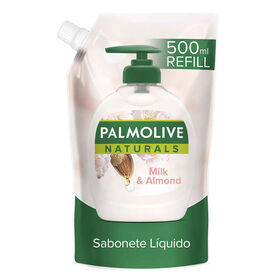 Sabonete Líquido Eco Recarga Naturals Leite e Amêndoa