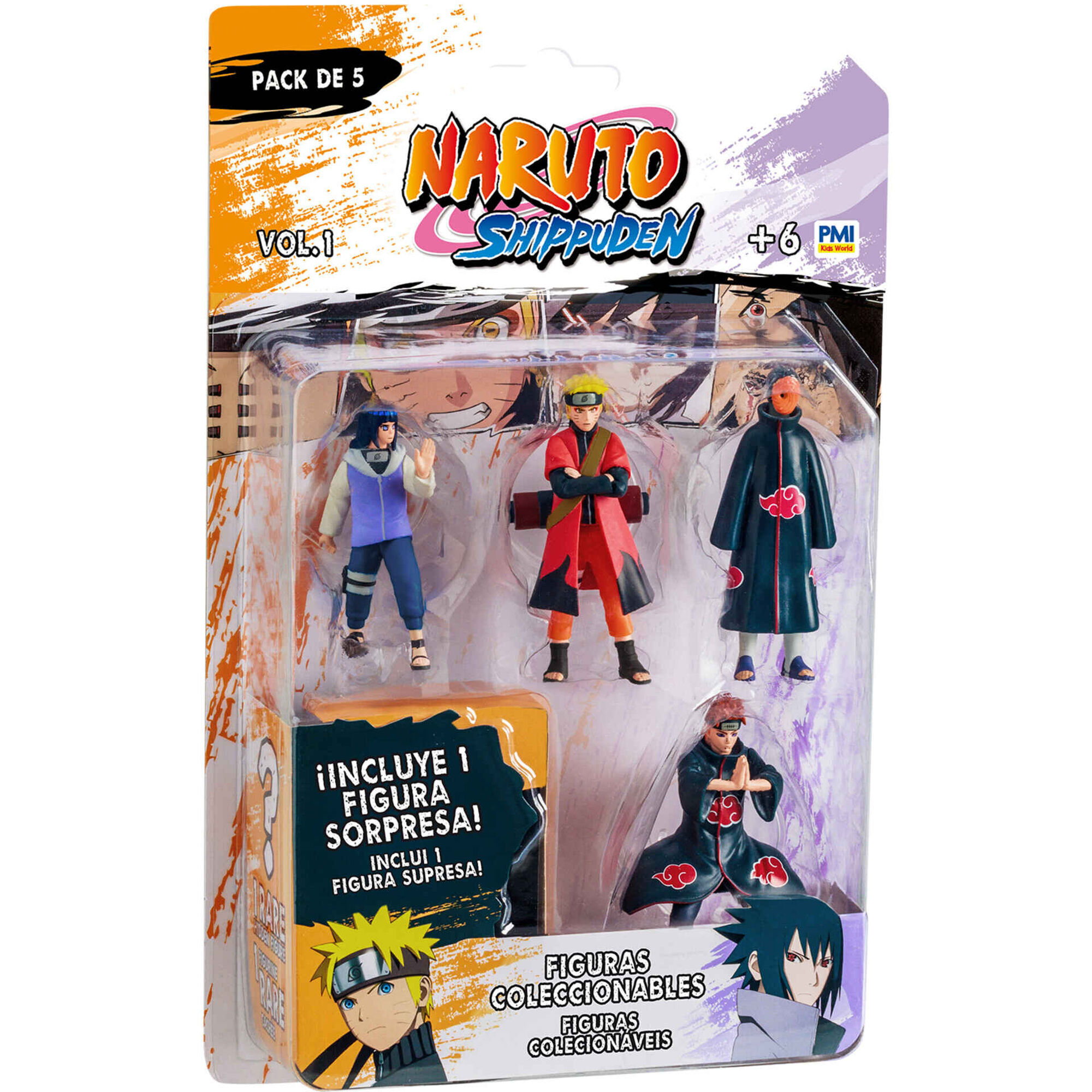 Naruto - Pack 5 Figuras