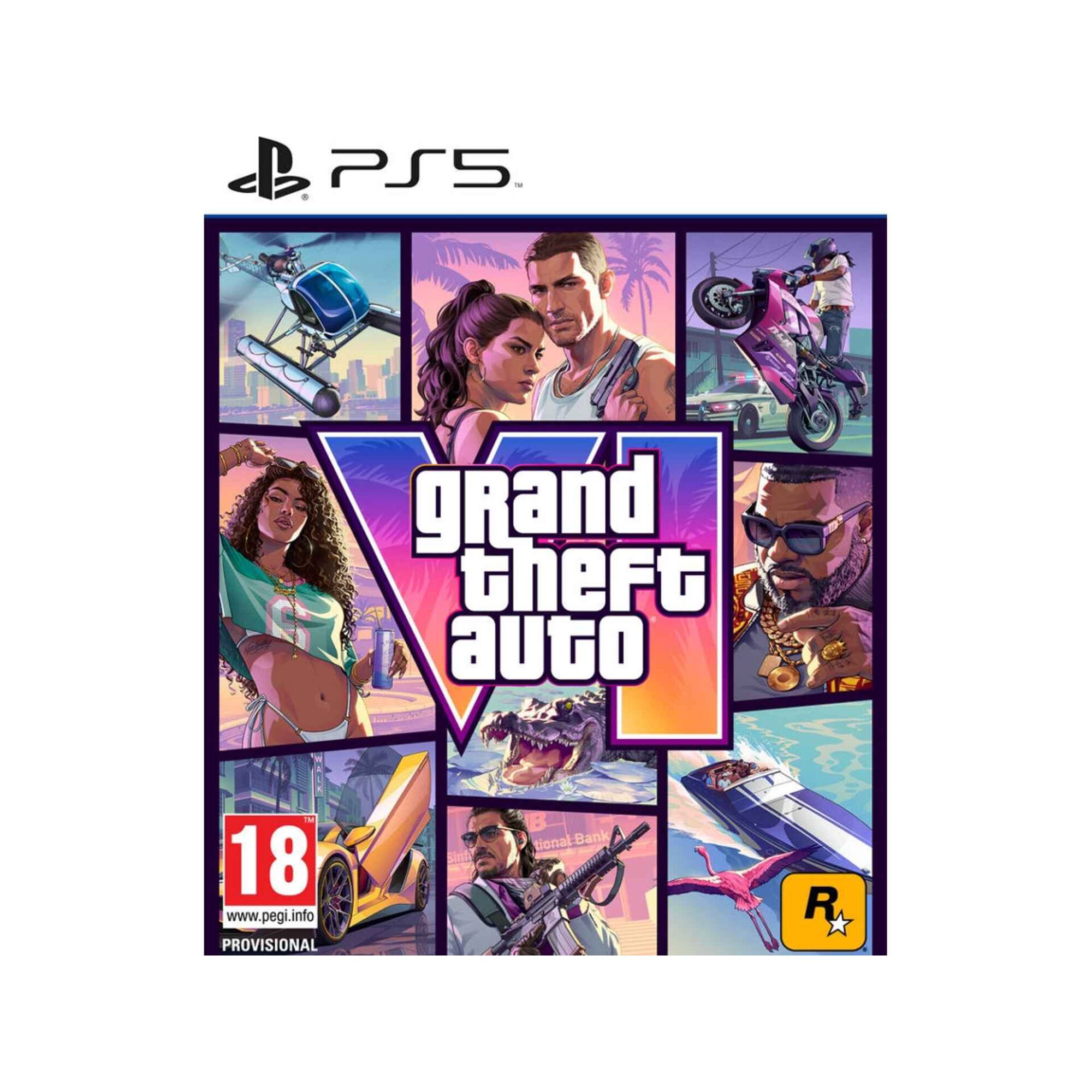 Jogo PS5 Grand Theft Auto VI (C&oacute;digo de Descarga na Caixa) Playstation