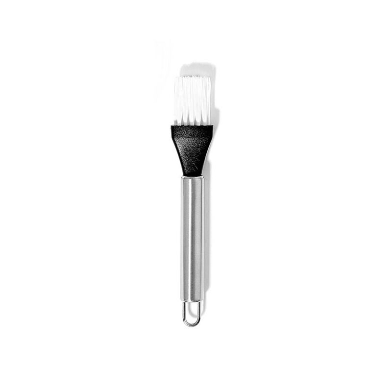Pincel Aço Inoxidável Branco e Preto Groove Kasa