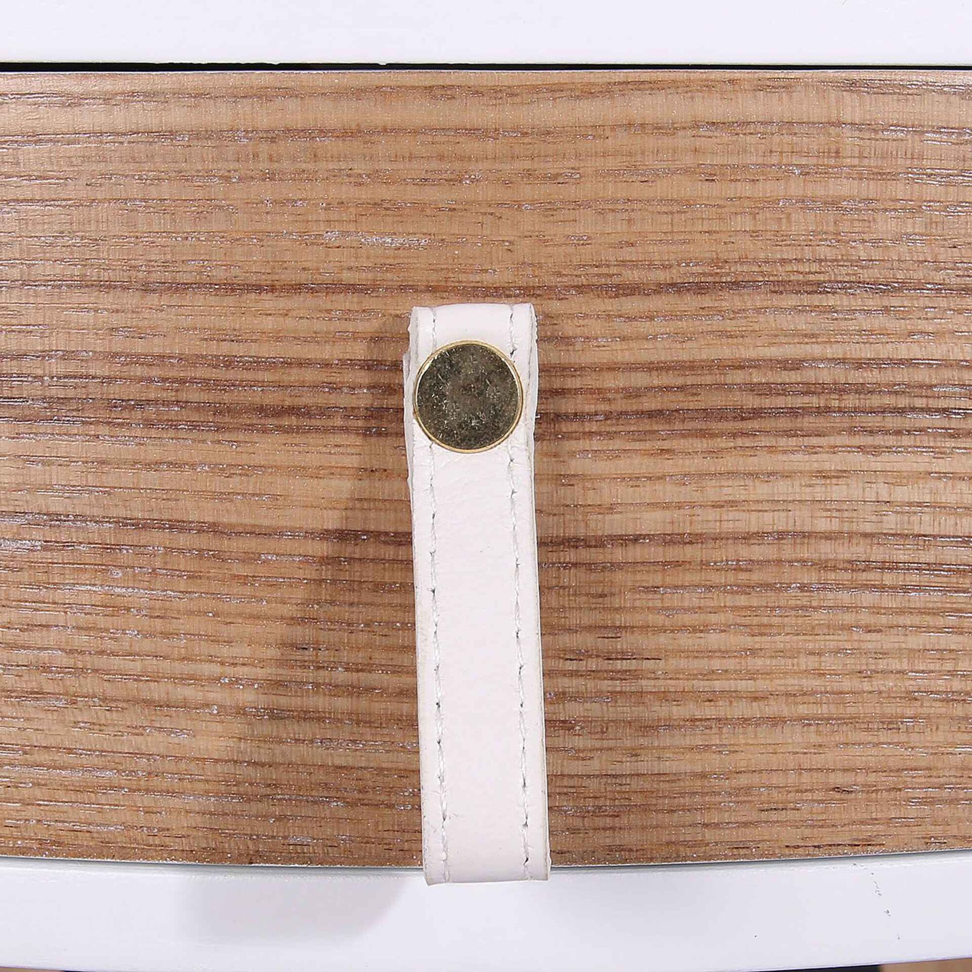 Mesa de Cabeceira Branca Nora
