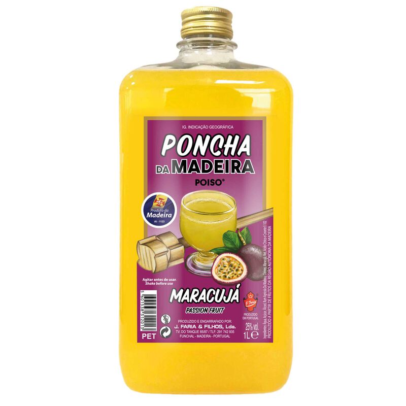 J. Faria &amp; Filhos Poncha de Maracujá J.Faria &amp; Filhos