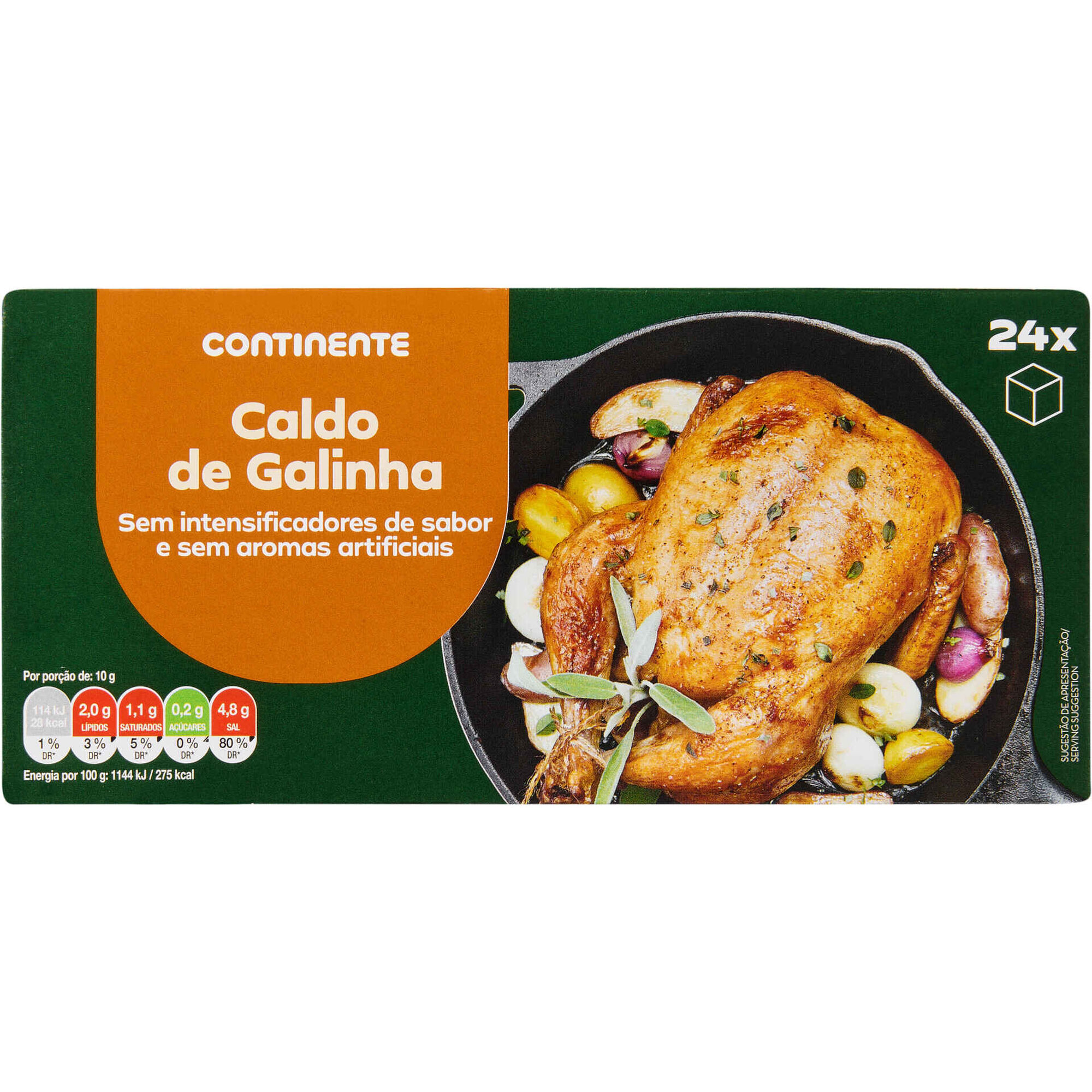 Caldo de Galinha Cubos Continente