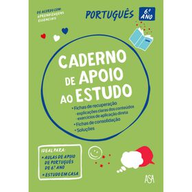 Caderno de Apoio ao Estudo - Portugu&ecirc;s - 6.&ordm; Ano de Asa