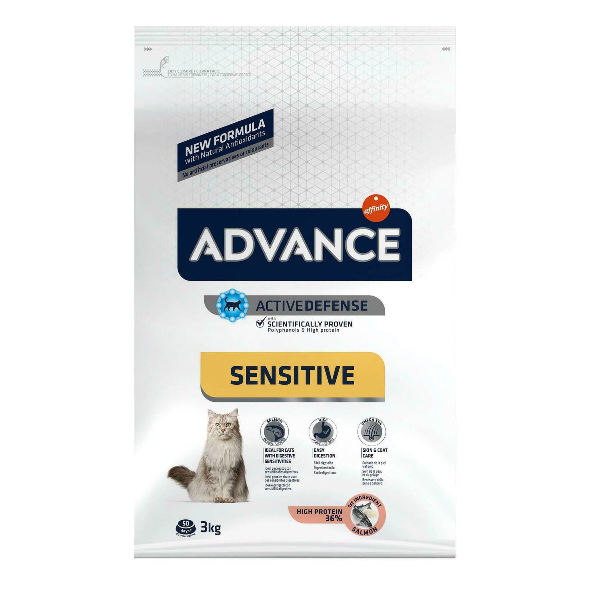 Ração para Gato Adulto Sensitive Salmão e Arroz Ração para Gato Adulto Sensitive Salmão e Arroz