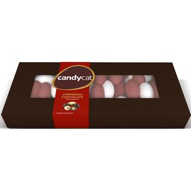 Am&ecirc;ndoas Chocolate Branco e Chocolate de Leite Candycat