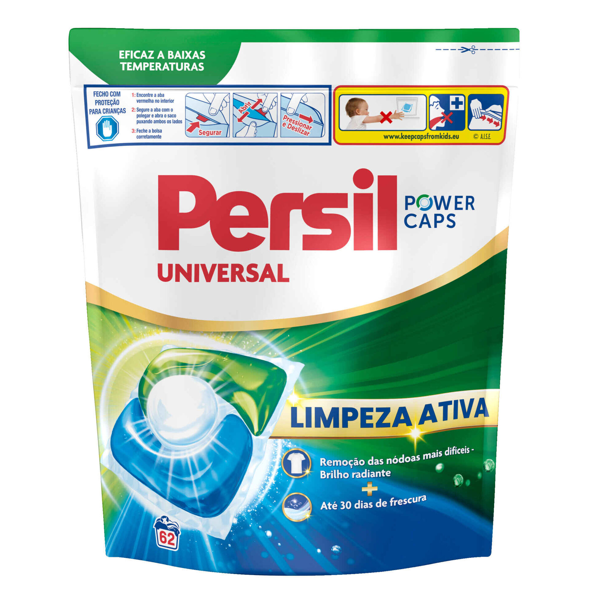 Detergente M&aacute;quina Roupa C&aacute;psulas Universal Persil