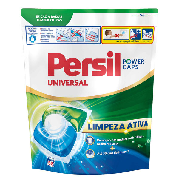 Detergente Máquina Roupa Cápsulas Universal Persil