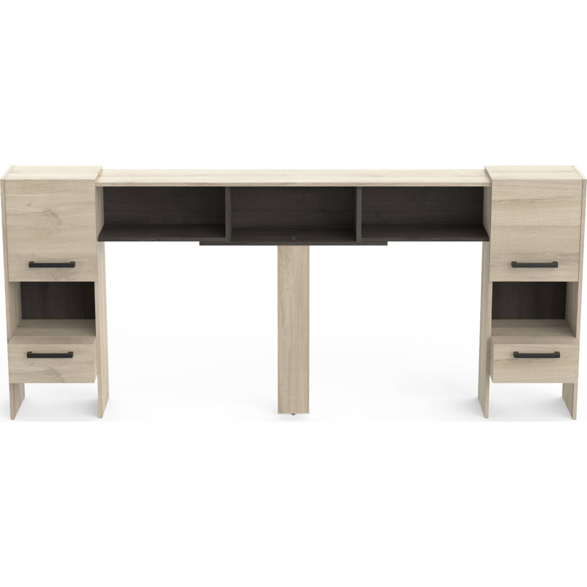 Móvel Cabeceira de Cama 240x95x36cm Carvalho Watson Móvel Cabeceira de Cama 240x95x36cm Carvalho Watson