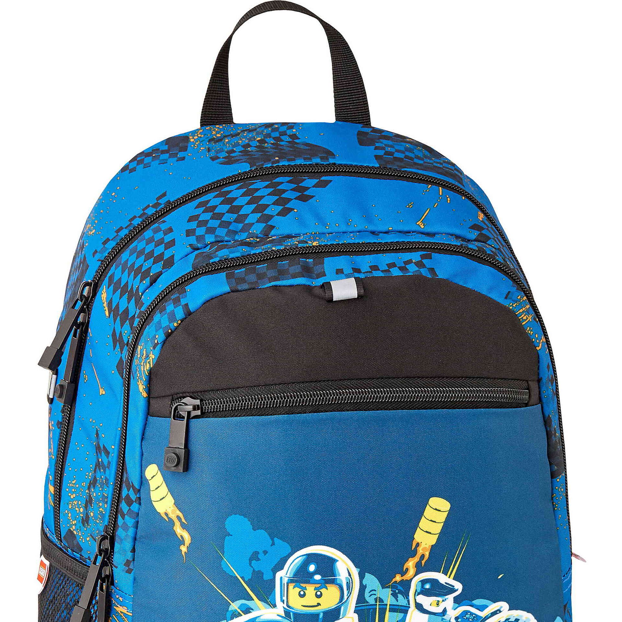 Mochila Dupla Azul e Preta Race