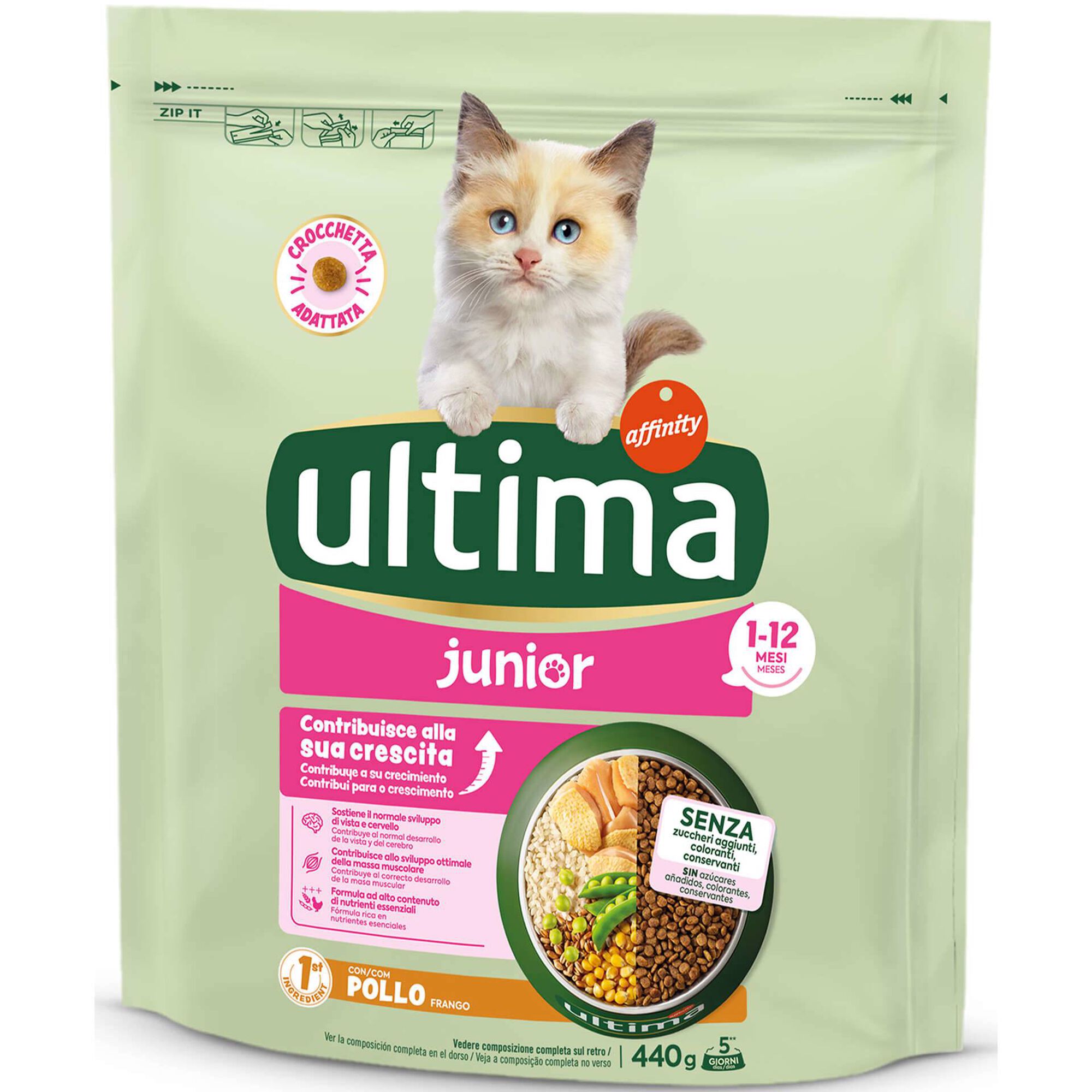 Ração para Gato Júnior Frango