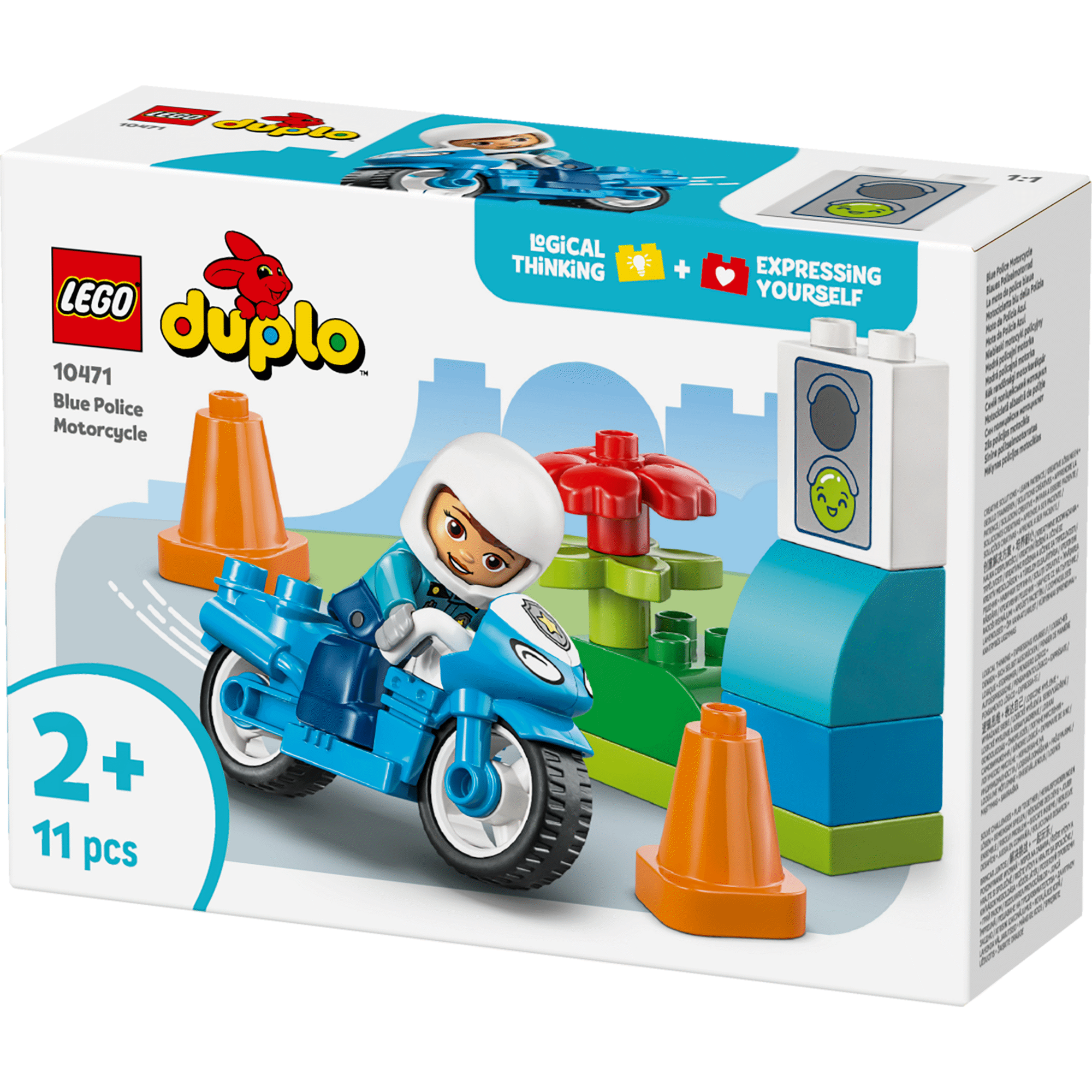 LEGO Duplo - Mota da Pol&iacute;cia Azul - 10471