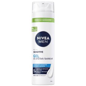Gel de Barbear Sensitive Nivea Men