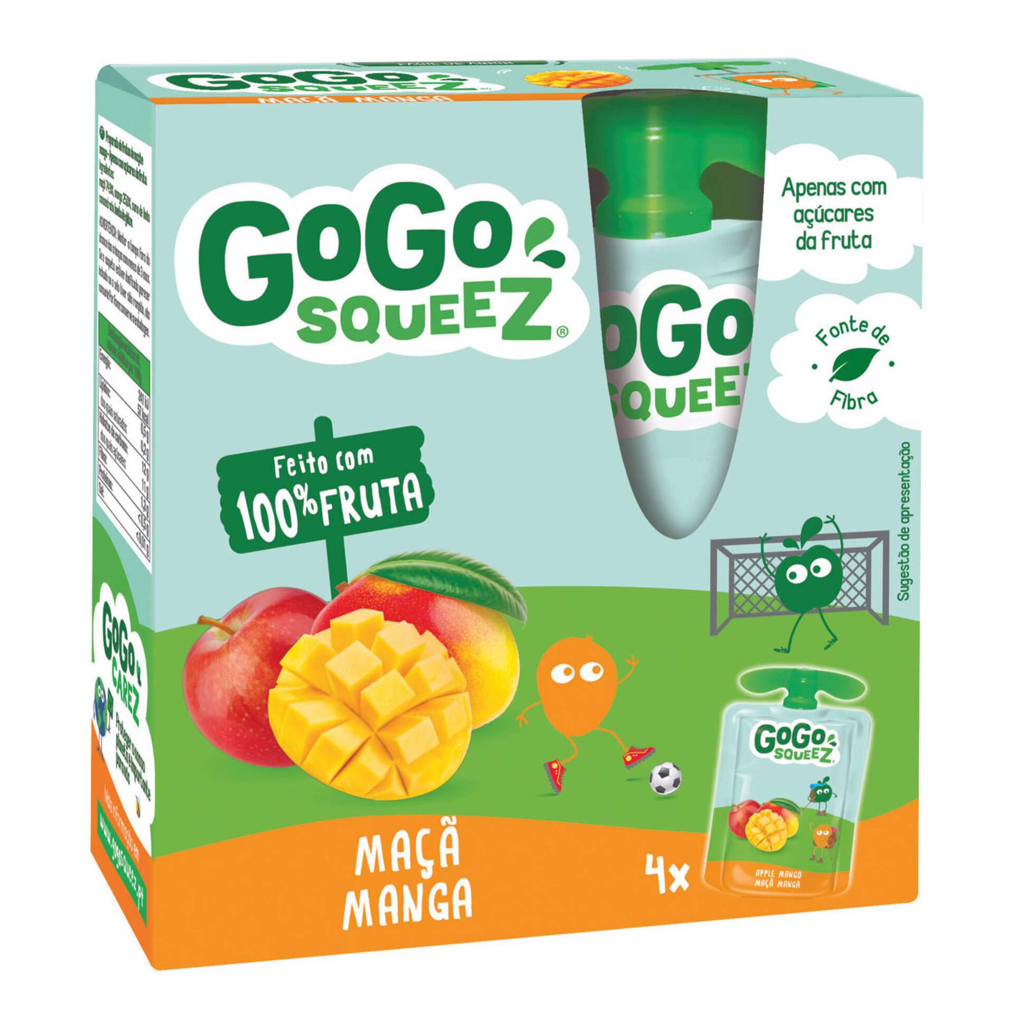 Conjunto de Saquetas de Fruta Maçã e Manga Conjunto de Saquetas de Fruta Maçã e Manga
