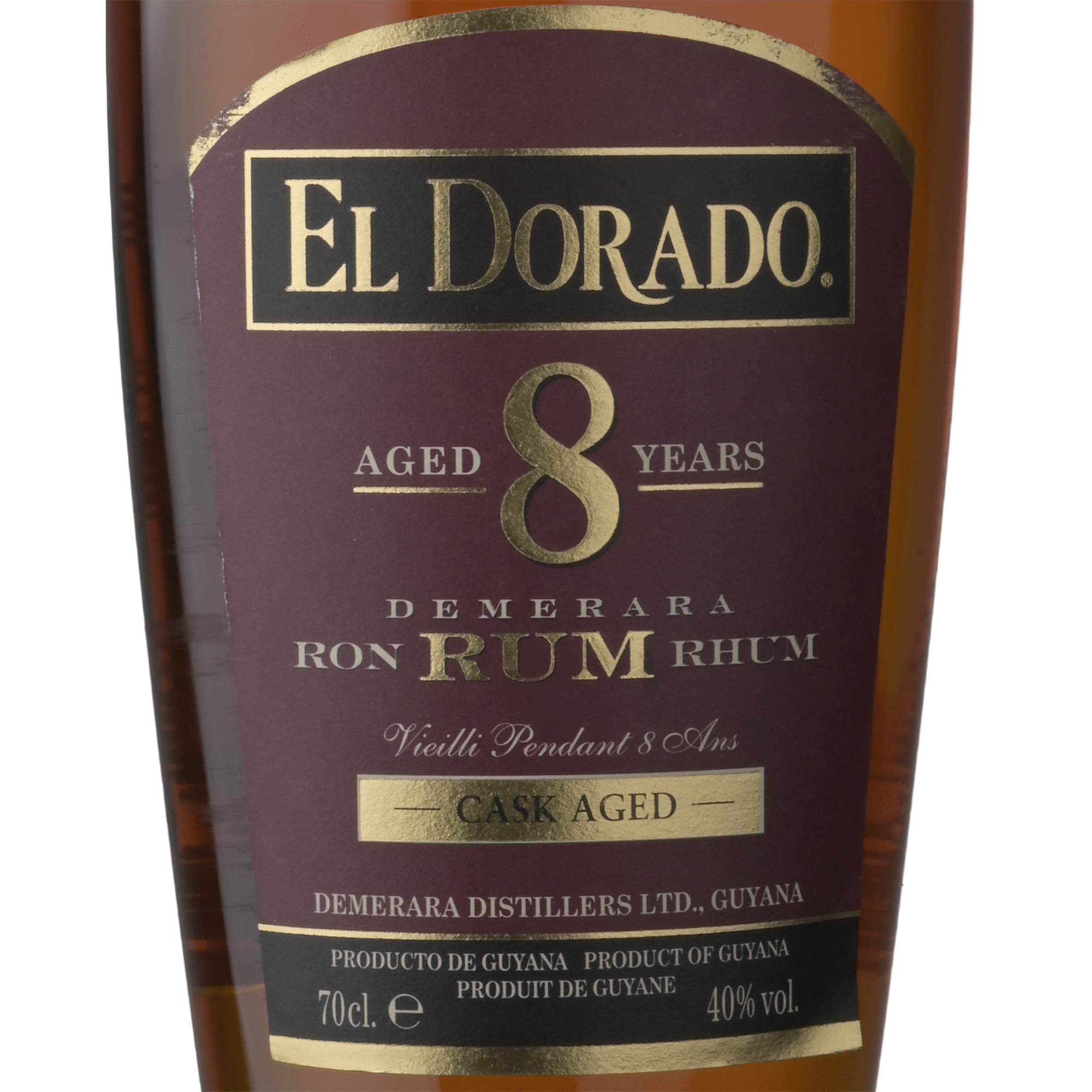 El Dorado Rum 8 Anos Cask Aged