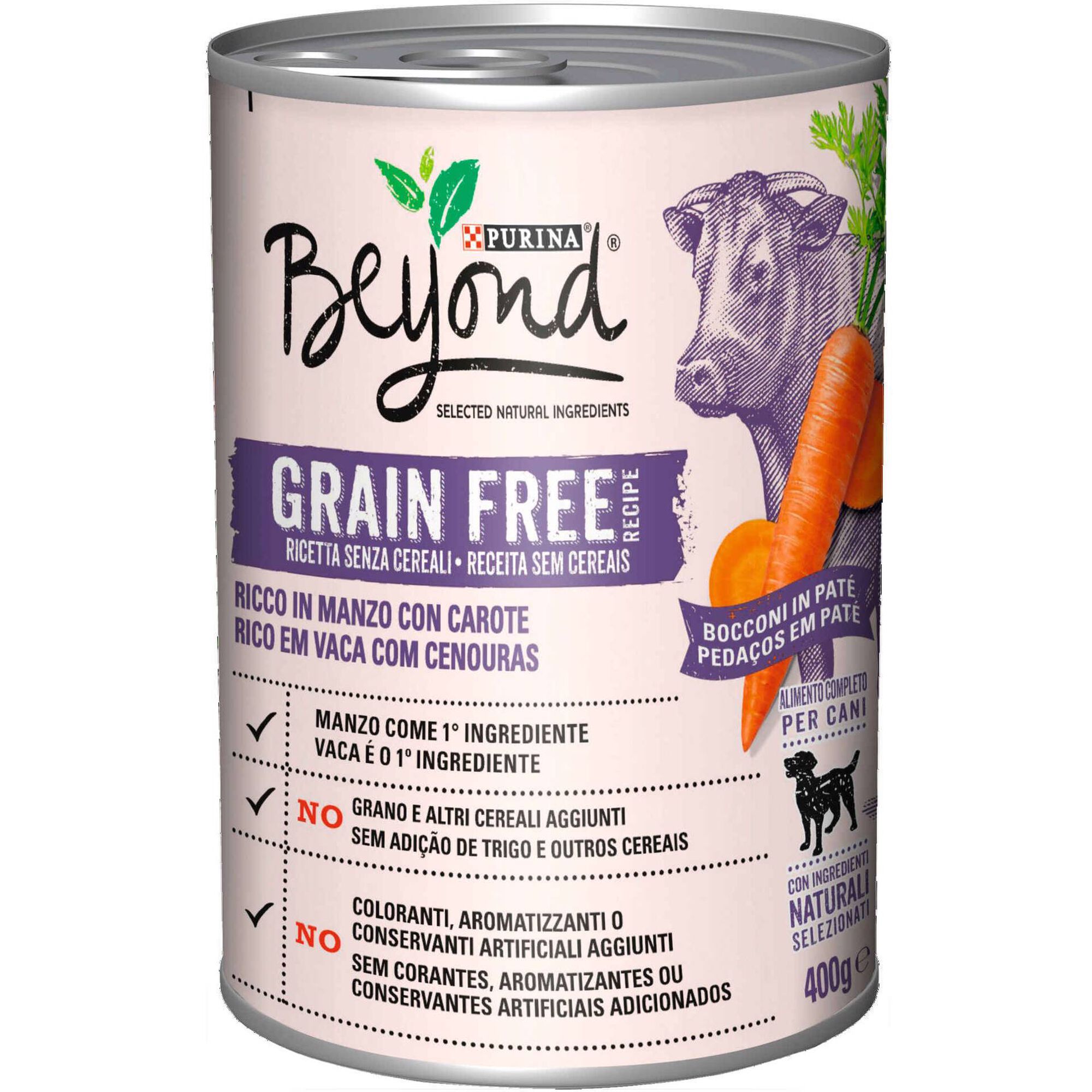 Comida Húmida para Cão Grain Free Vaca Lata Comida Húmida para Cão Grain Free Vaca Lata