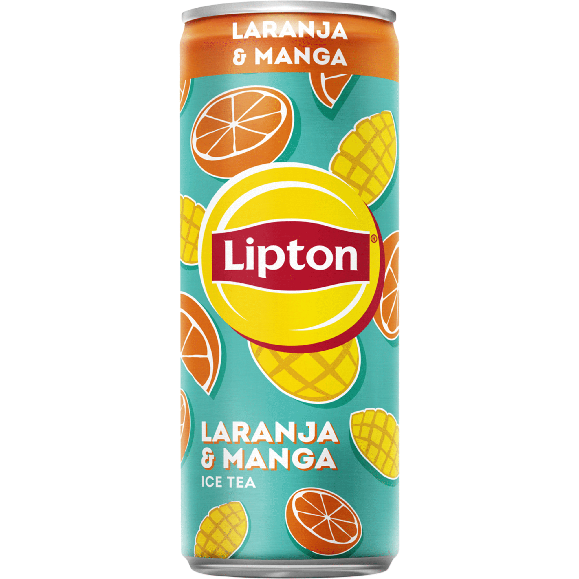 Ice Tea em Lata Laranja e Manga Lipton