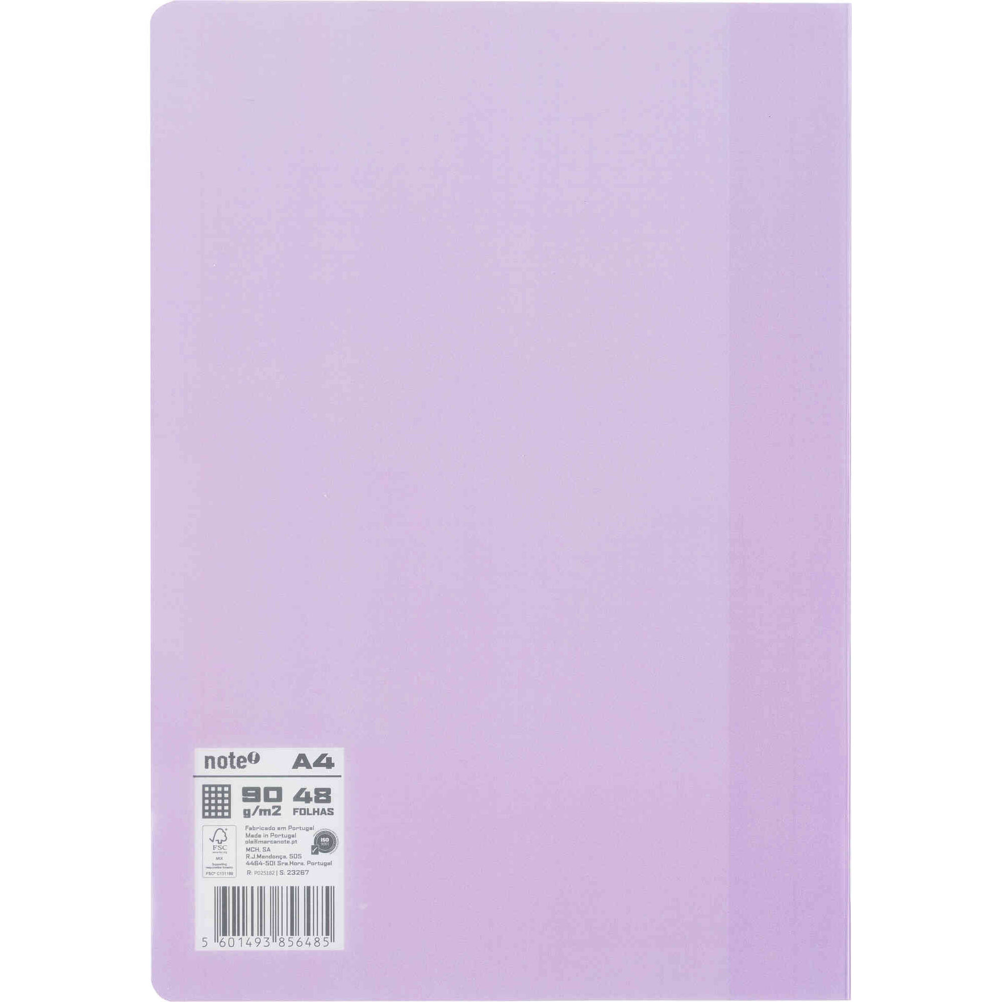 Caderno Agrafado A4 Quadriculado Pastel (v&aacute;rias cores) Note!