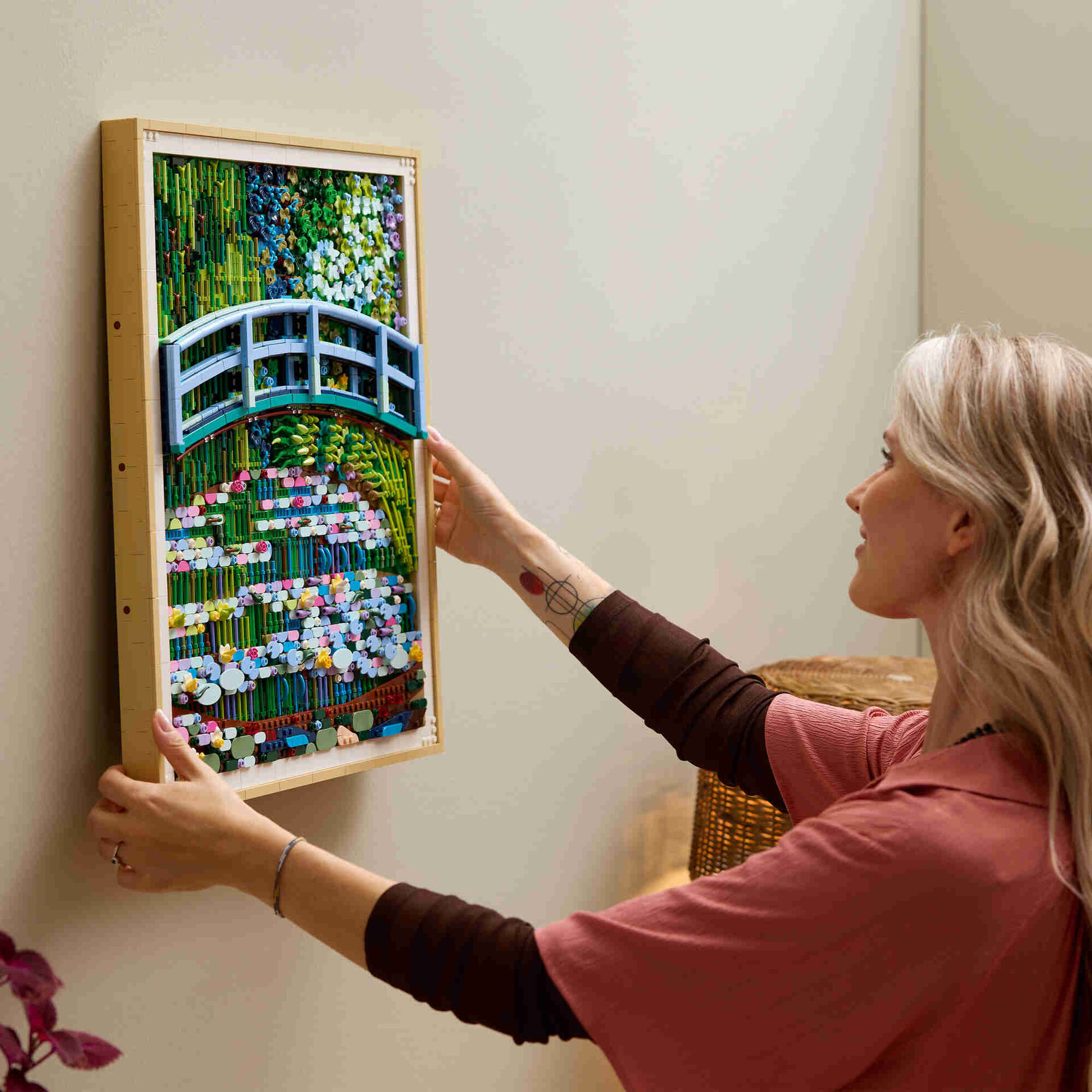 LEGO Art - Claude Monet &ndash; Ponte sobre um Lago de Nen&uacute;fares - 31220
