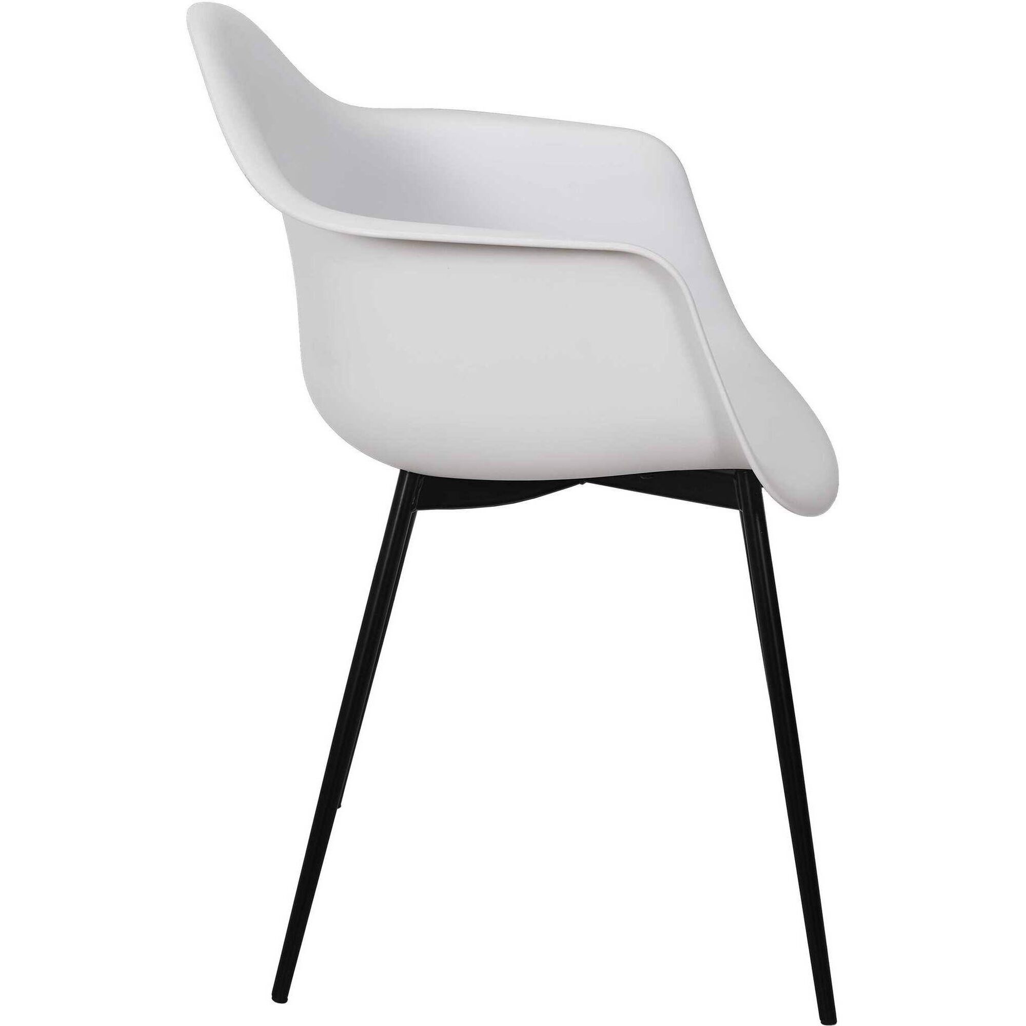 Conjunto de 4 Poltronas Branca Gustav