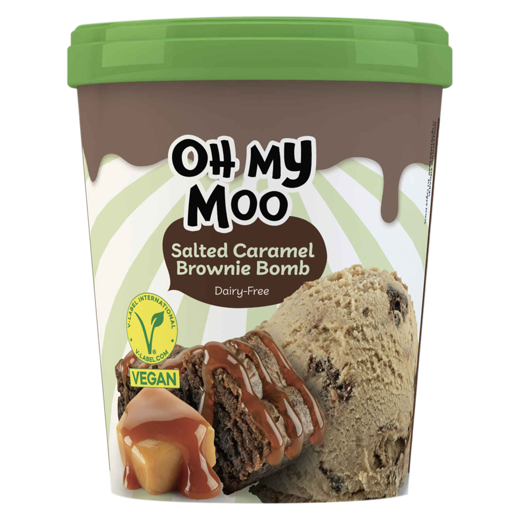 Gelado Caramelo Brownie Vegan Sem Lactose