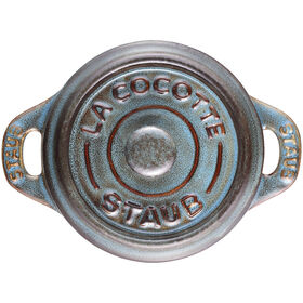 Ca&ccedil;arola Redondo Cer&acirc;mica 10cm Azul Staub