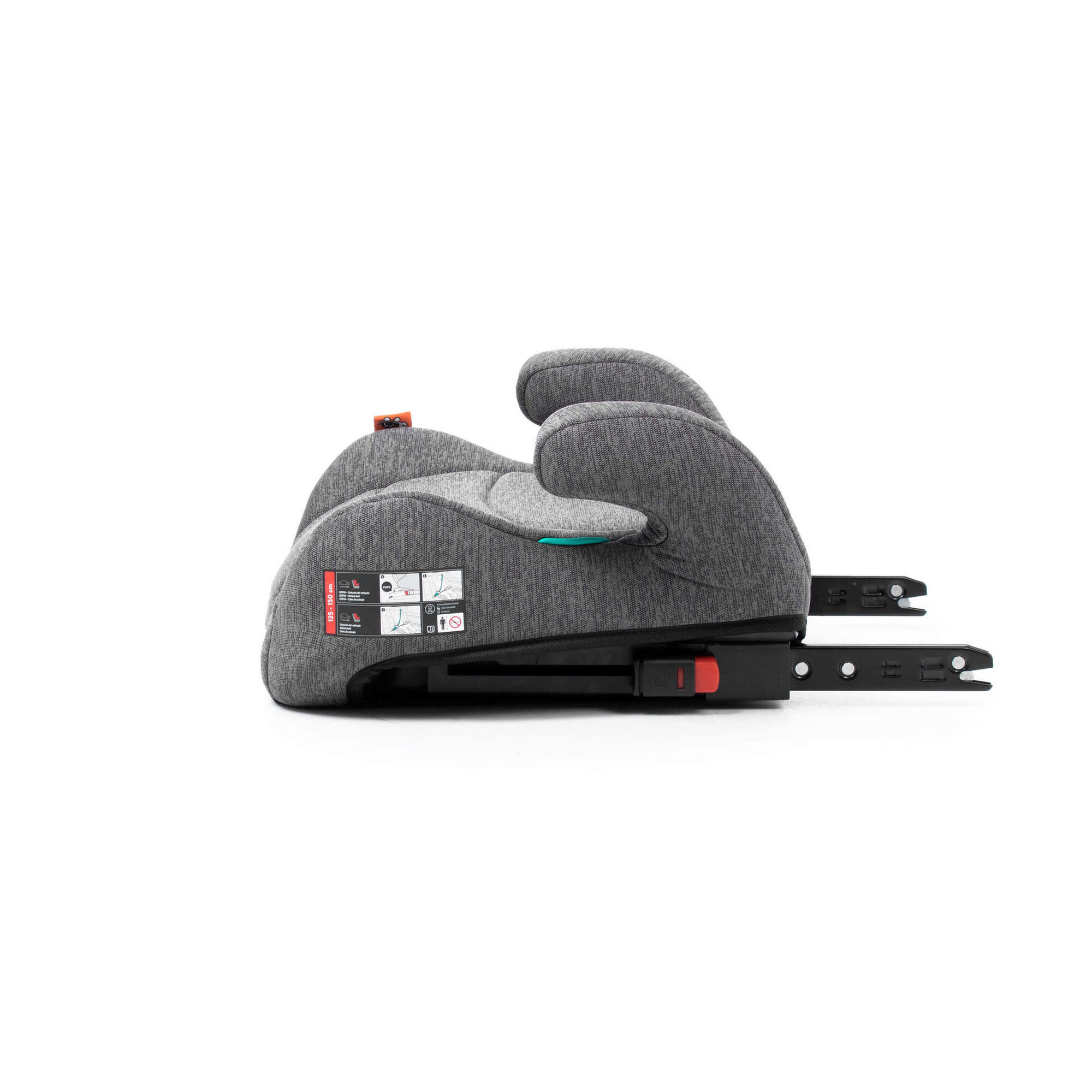 Assento Auto I-Size 125-150cm Isofix Cinza Nauna Babyauto