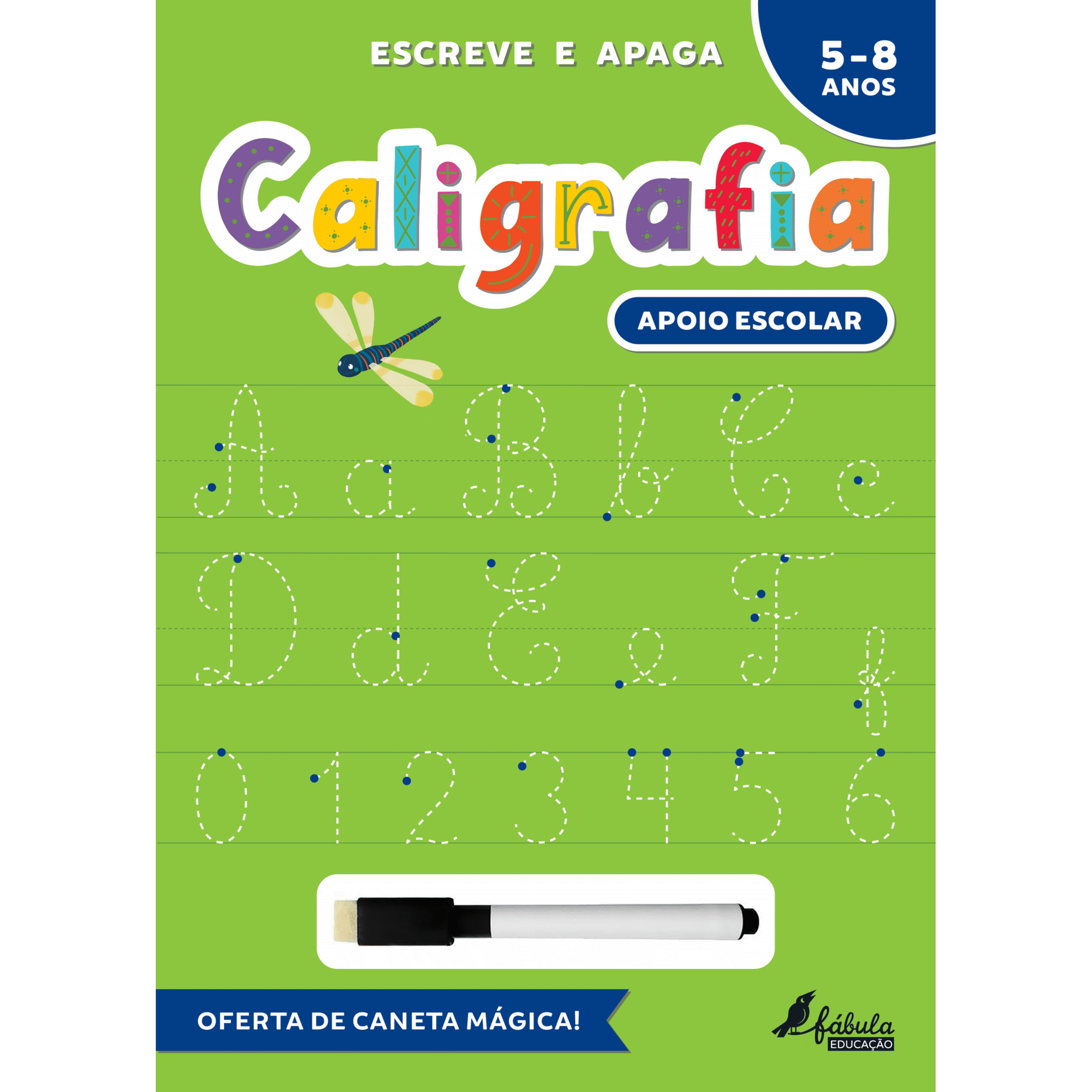 Escreve e Apaga - Caligrafia 5-8 Anos