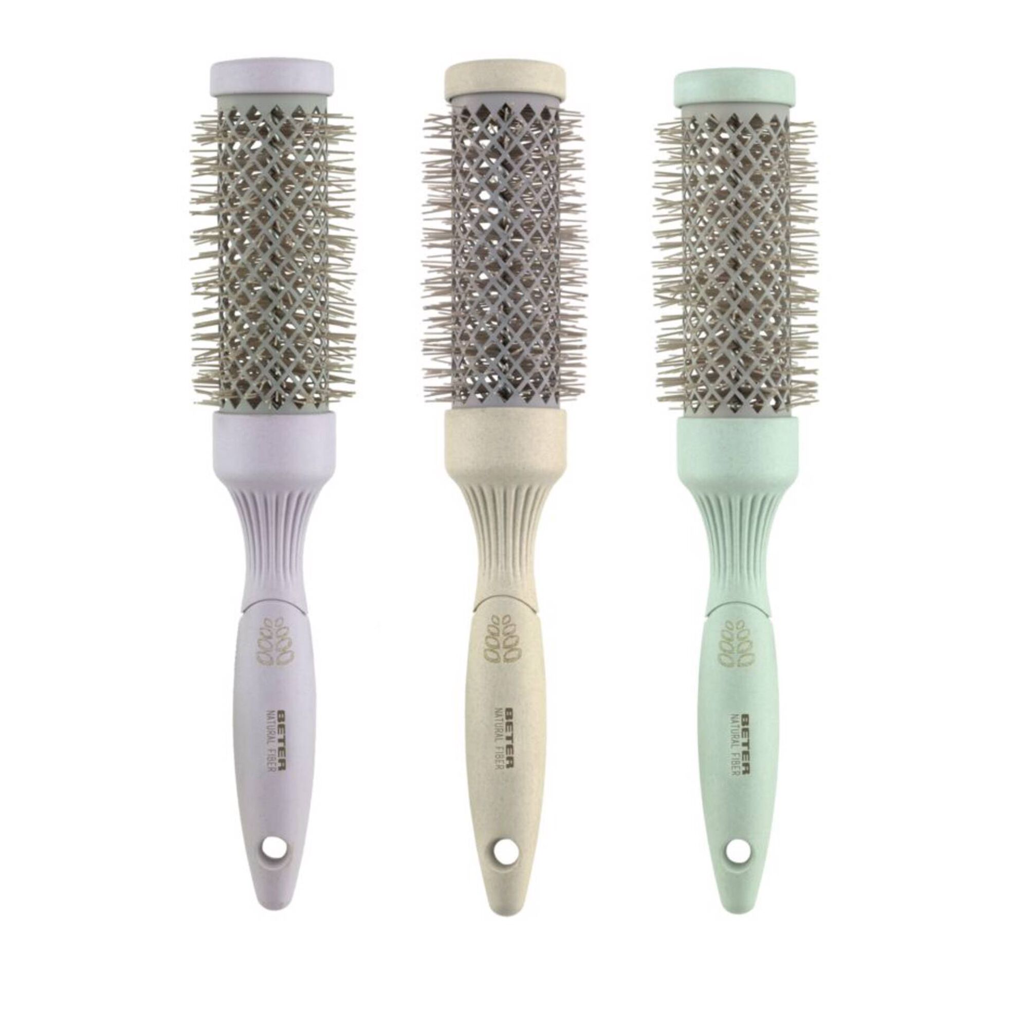 Escova de Cabelo Cer&acirc;mica Natural Fiber BETER