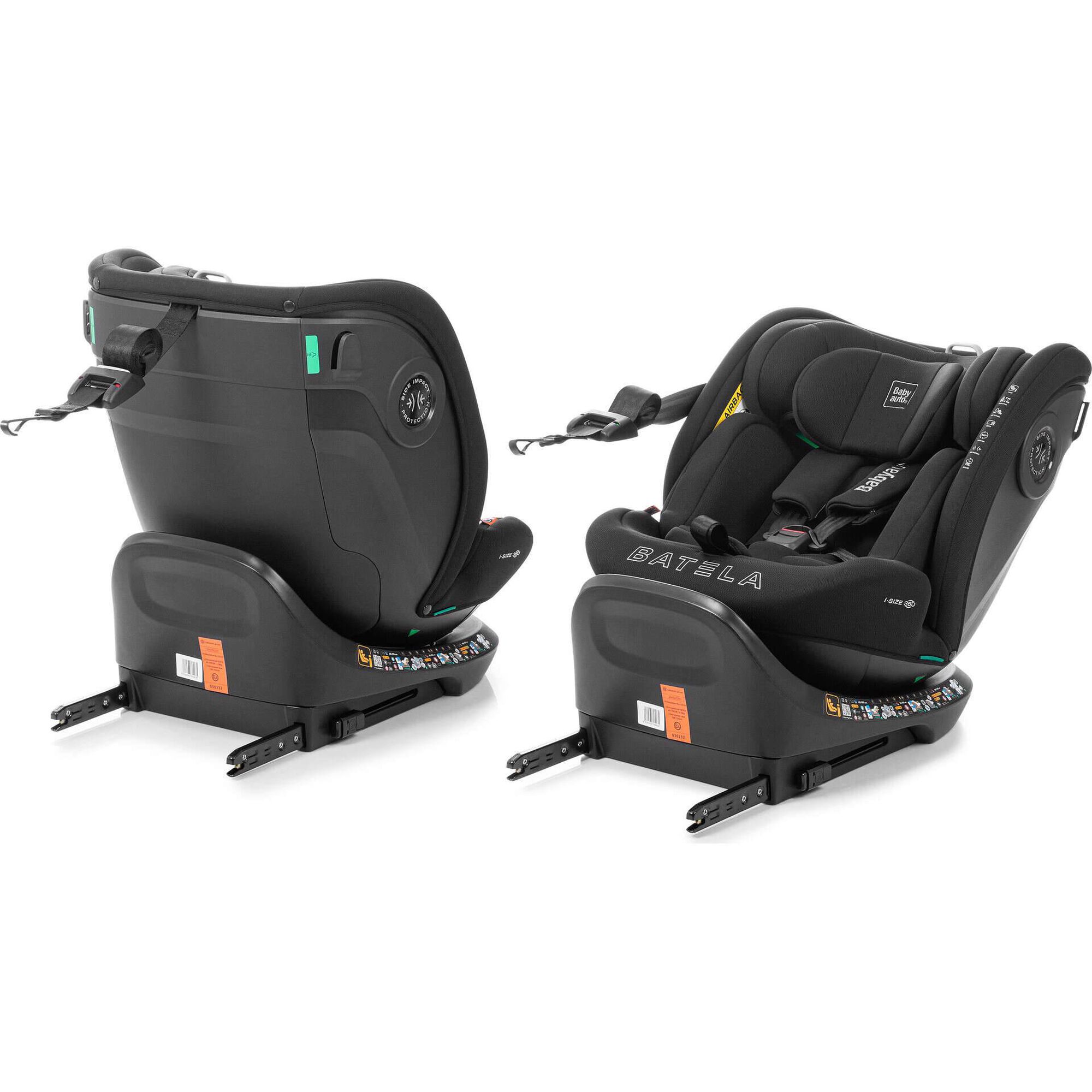 Cadeira Auto I-Size 40-150 Batela Preta Babyauto