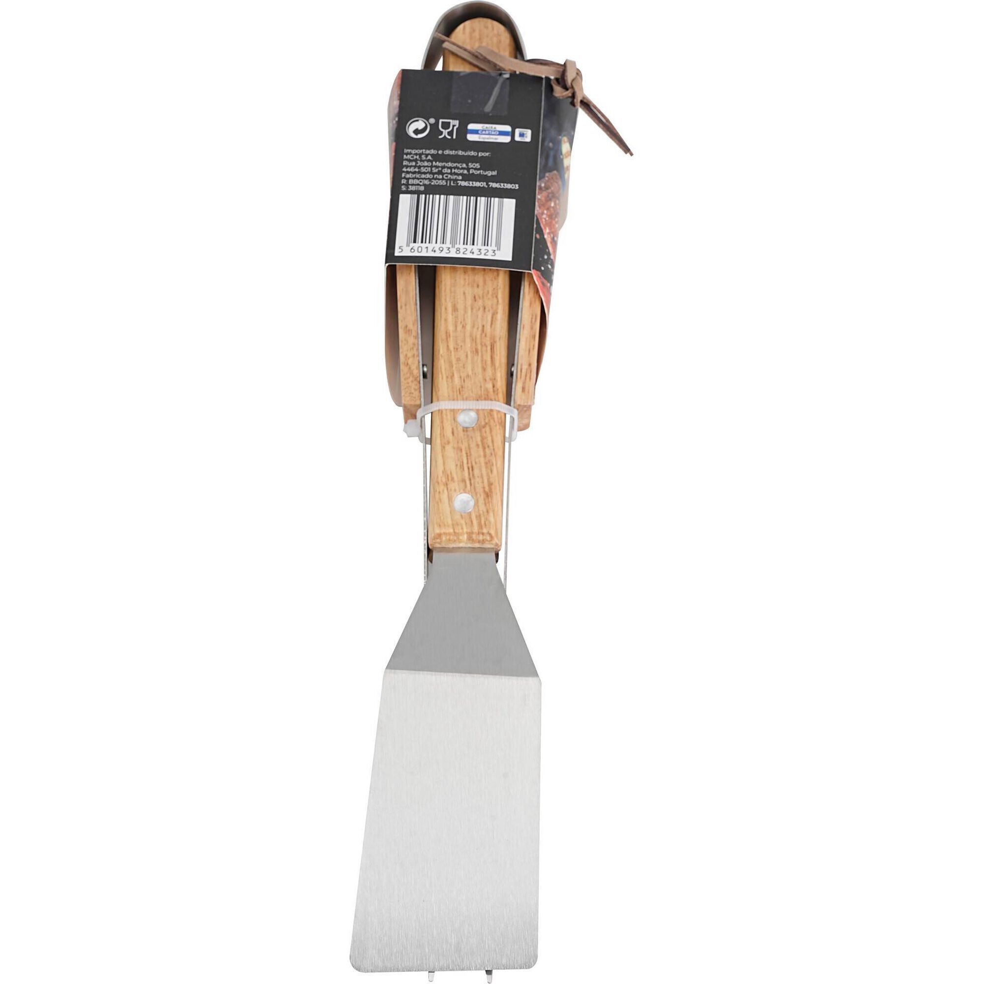 Conjunto 3 Utens&iacute;lios Barbecue