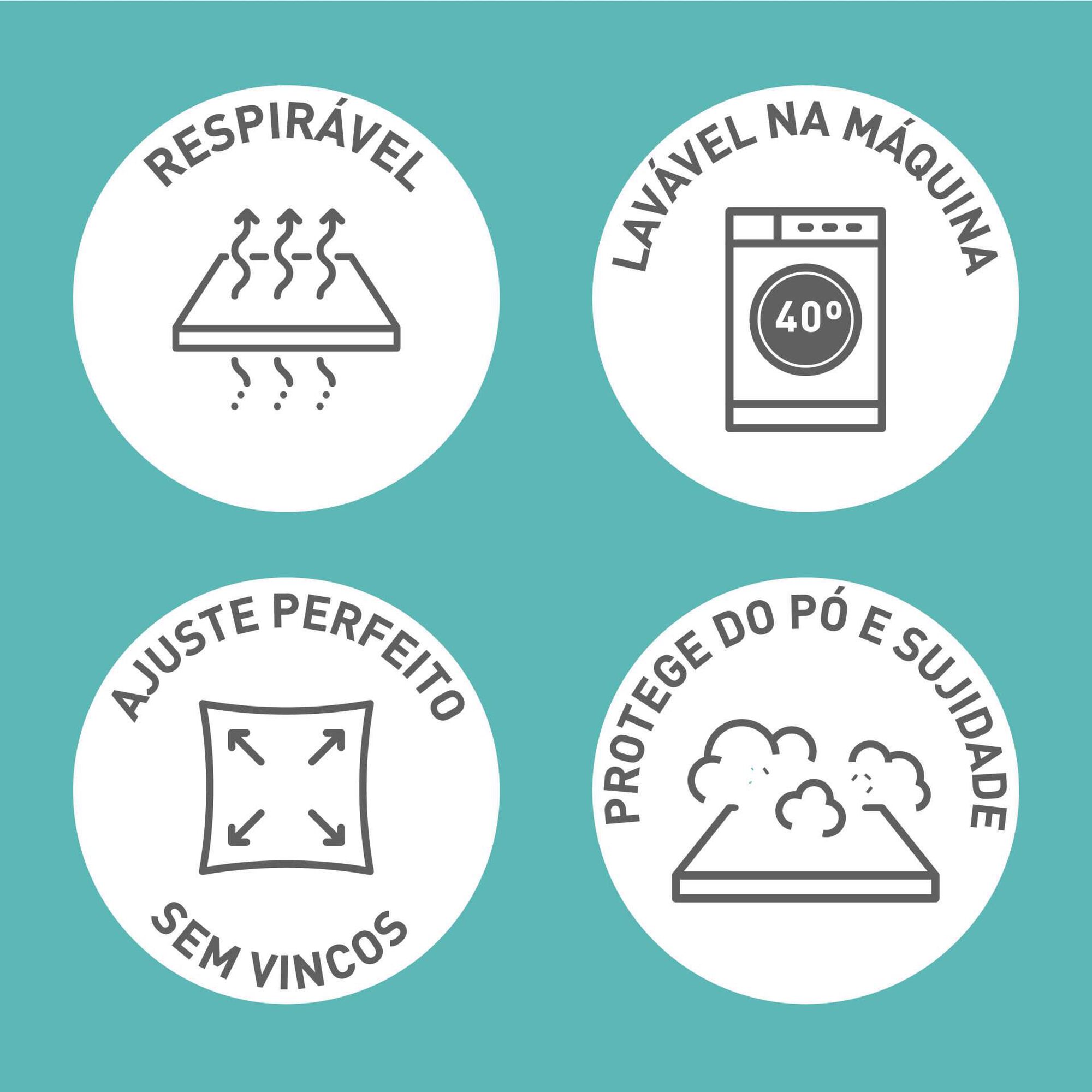 Protetor de Colch&atilde;o N&atilde;o Imperme&aacute;vel Ajust&aacute;vel Kasa