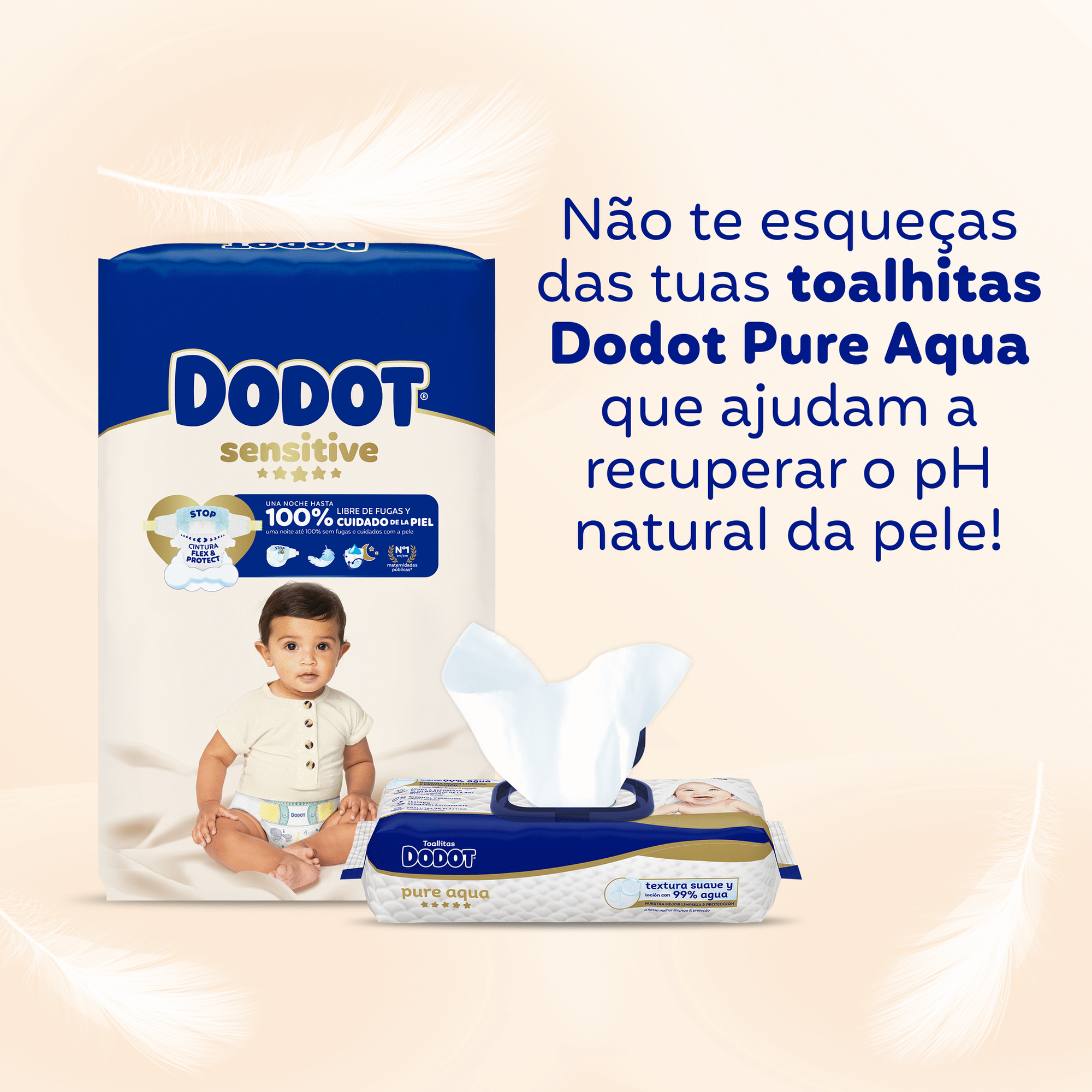 Fraldas Sensitive Extra 12-17kg T5+ Dodot