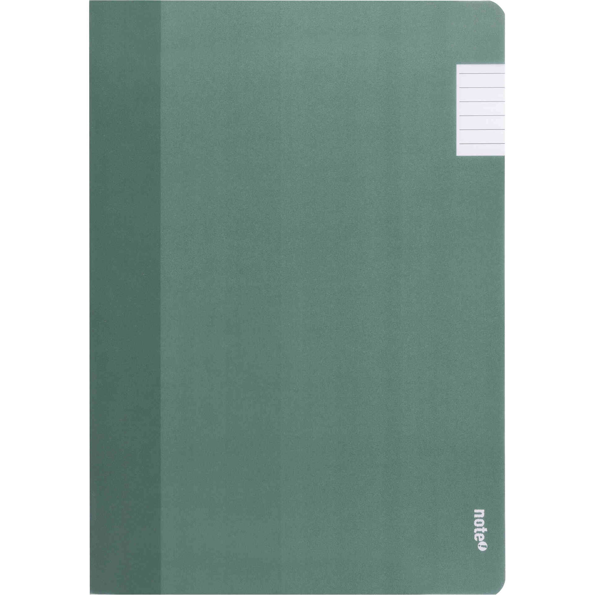 Caderno Agrafado Pautado Flex A4 Verde Escuro Note!