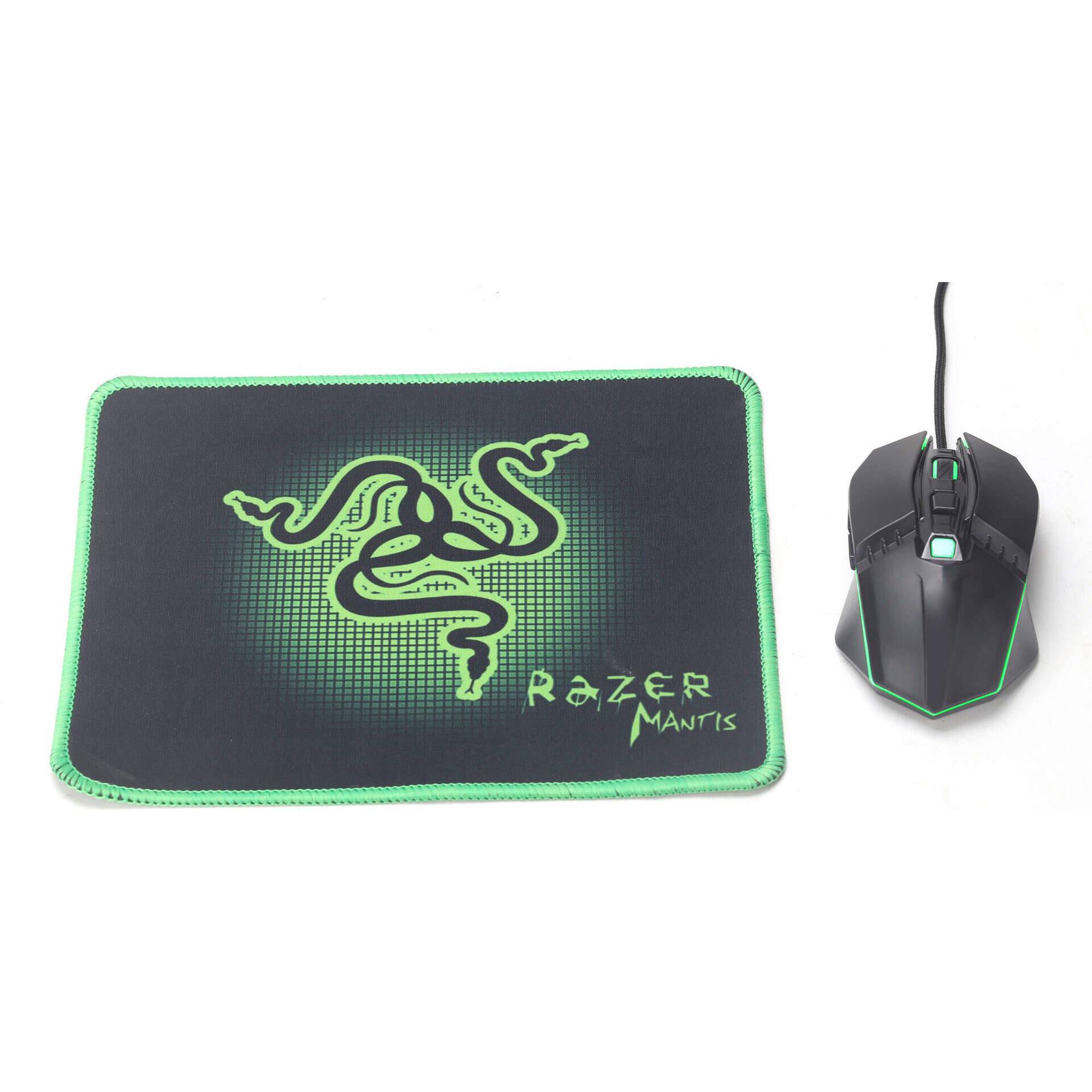 Conjunto Gaming Rato e Tapete Razer Bazar&atilde;o