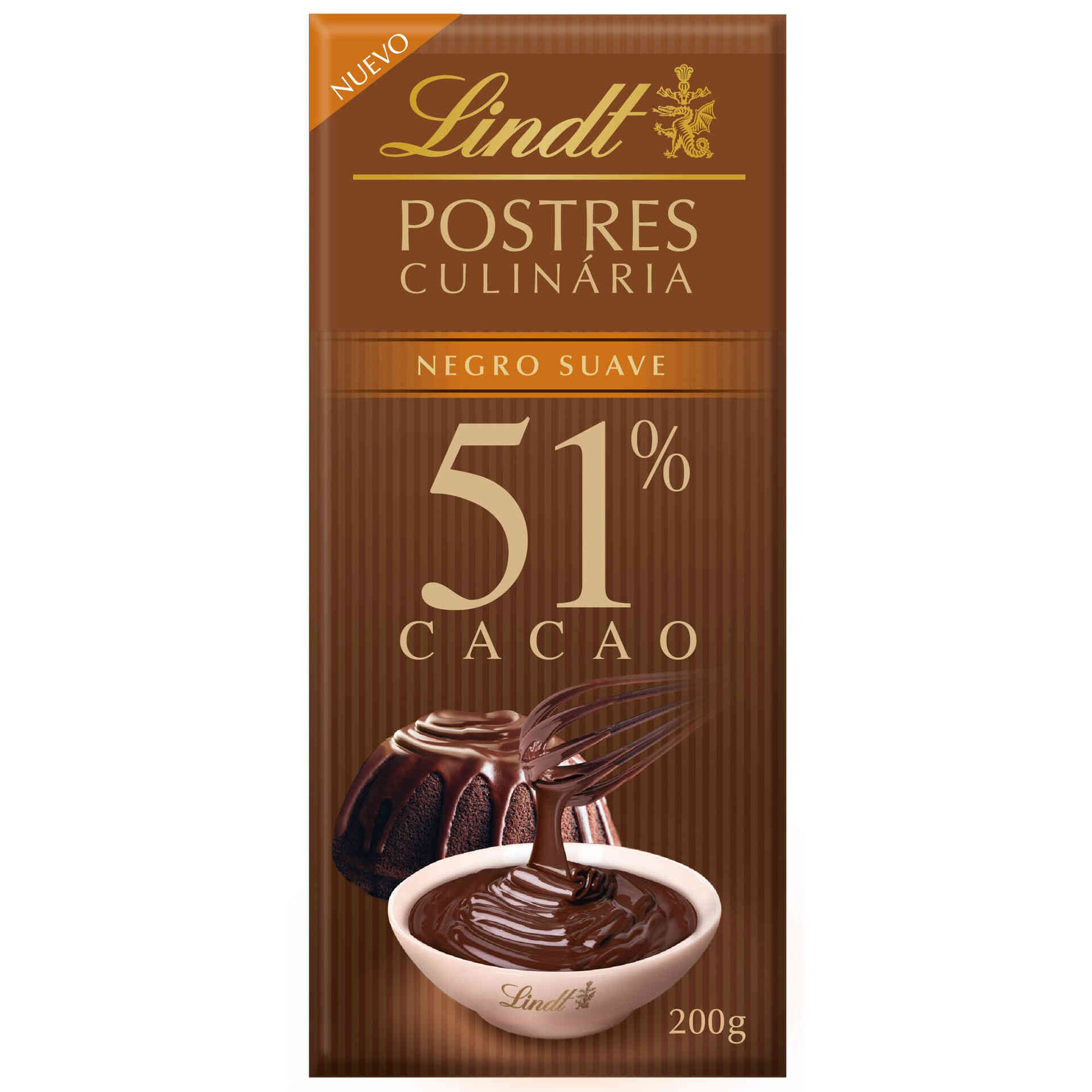 Tablete de Chocolate Culinária 51%