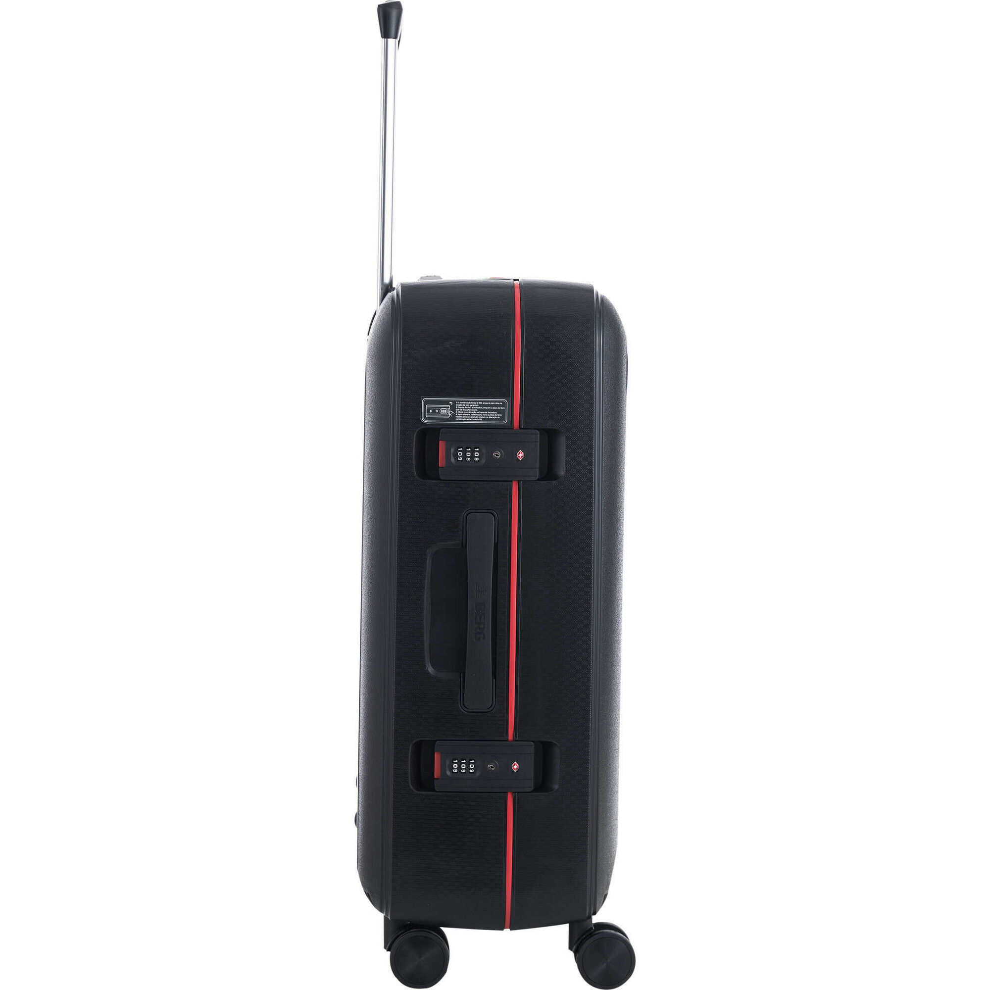 Mala de Viagem Grande 8 Rodas Preta Trunk Berg