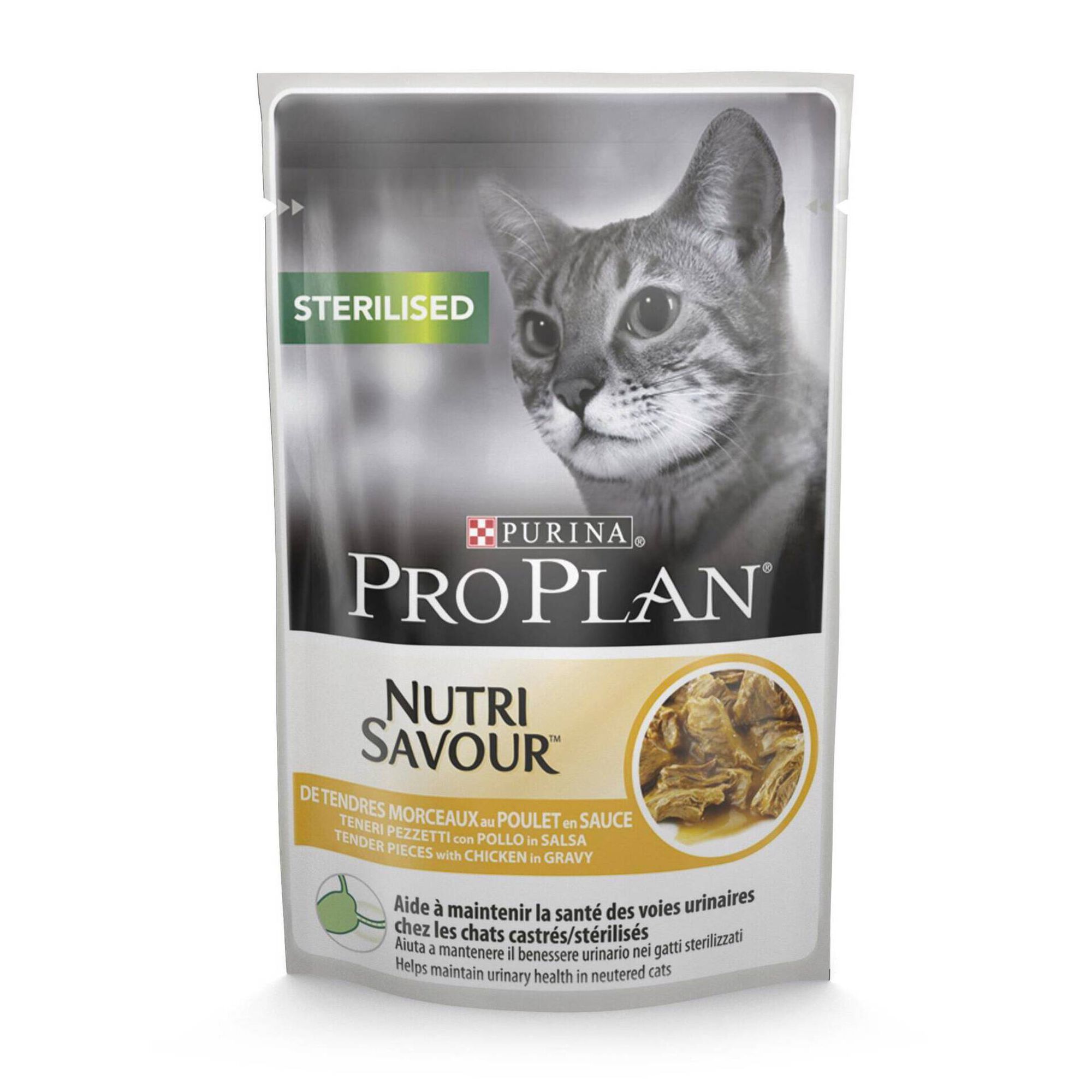 Comida Húmida para Gato Esterilizado Frango Saquetas Comida Húmida para Gato Esterilizado Frango Saquetas