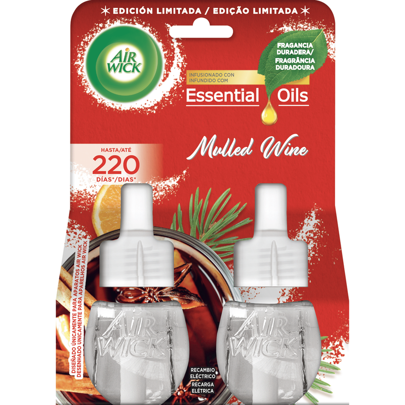 Recarga Ambientador Elétrico Duo Mulled Wine Air Wick