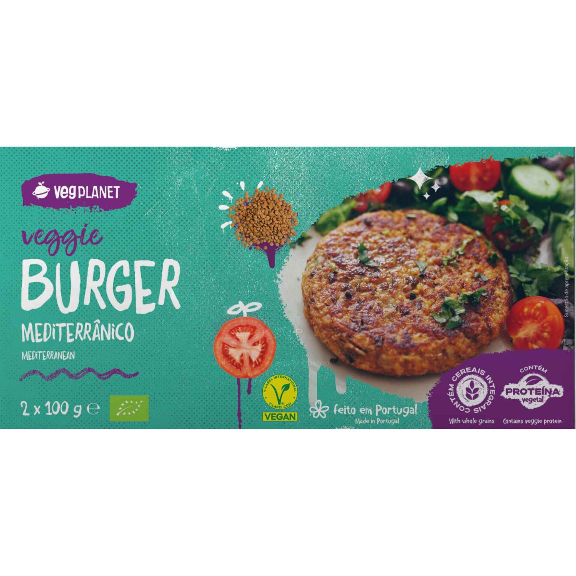 Hambúrguer Mediterrânico Hambúrguer Mediterrânico