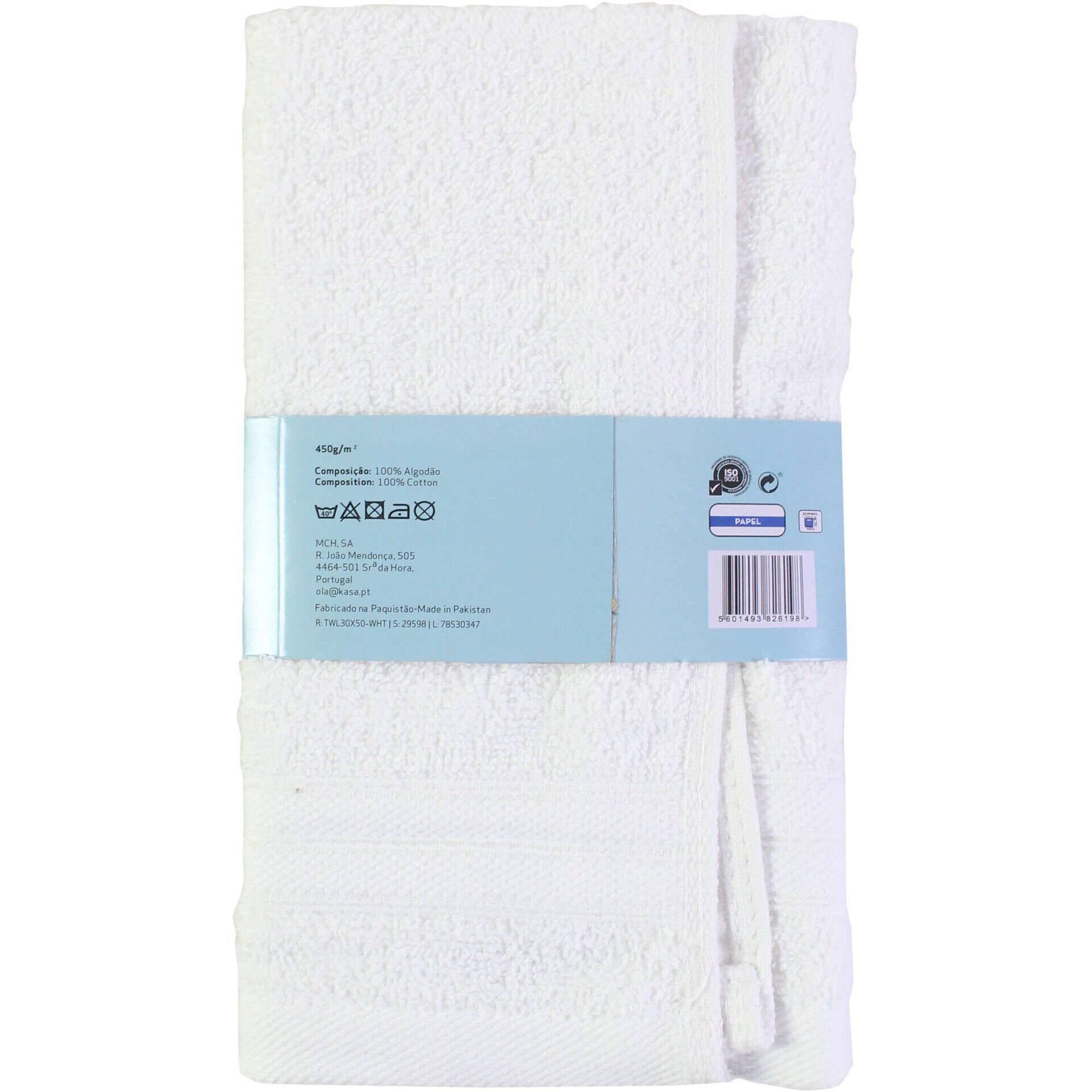 Toalha Bid&eacute; Suave Branco Kasa