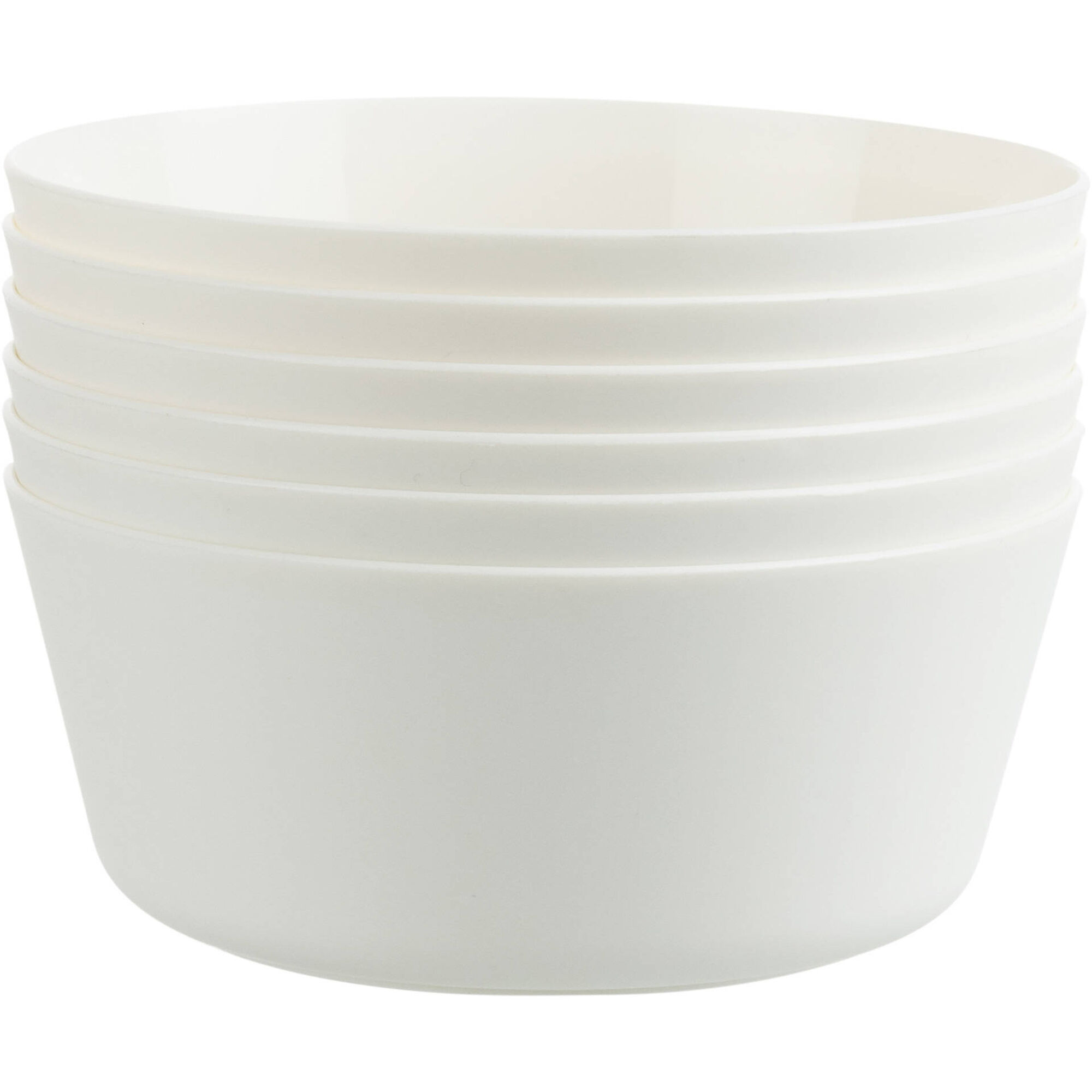 Conjunto 6 Taças Reutilizáveis 310ml Branco Ivory Conjunto 6 Taças Reutilizáveis 310ml Branco Ivory