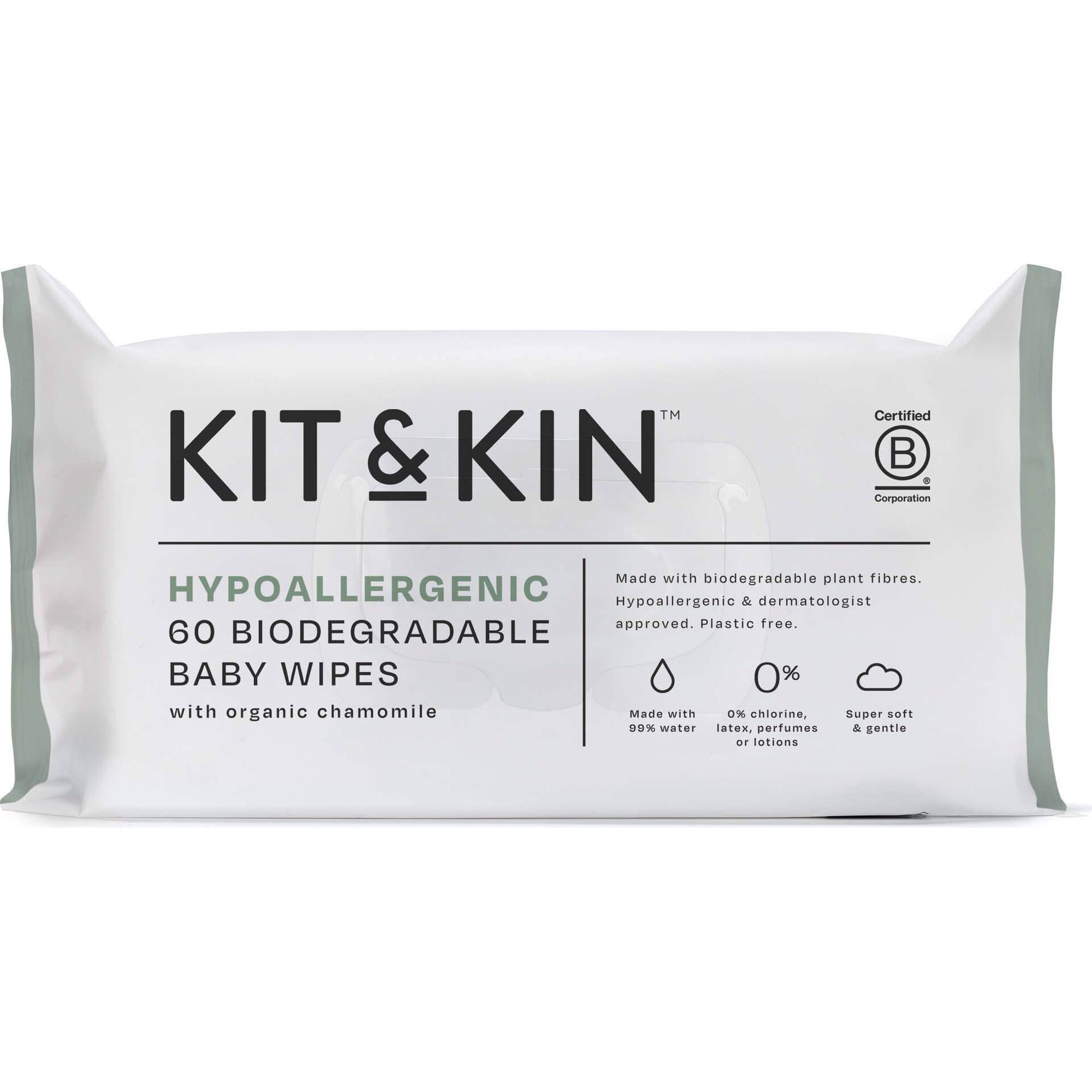 Toalhitas Beb&eacute; Biodegrad&aacute;veis Kit&Kin