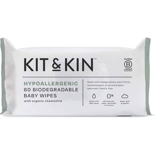 Toalhitas Bebé Biodegradáveis Kit&Kin