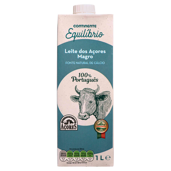 Leite Magro Açores Continente Equilíbrio